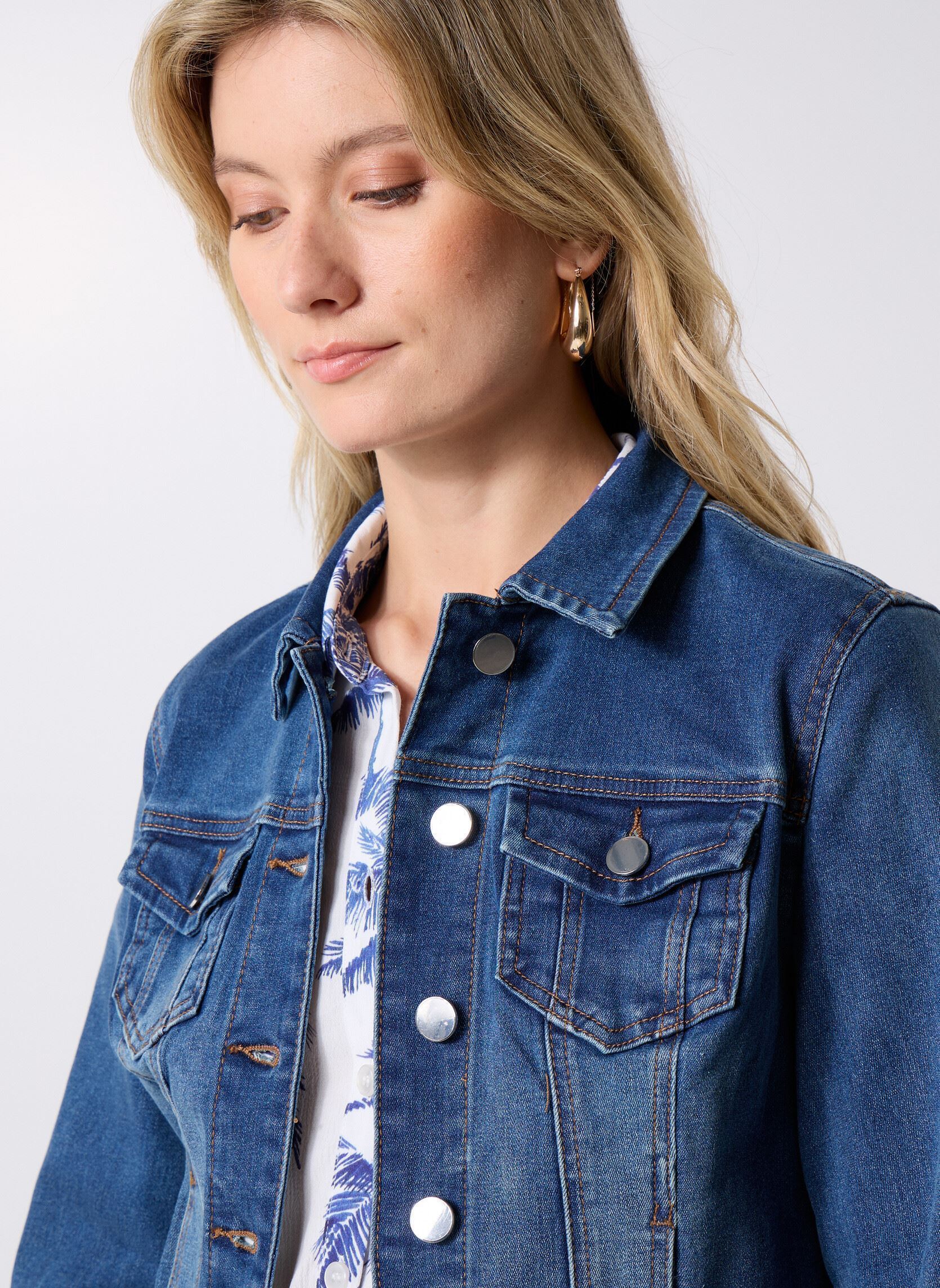 Vestes en jean VILLA denim femme bleu Georgia Rose Vestes en jean VILLA denim femme bleu DENIM STONE