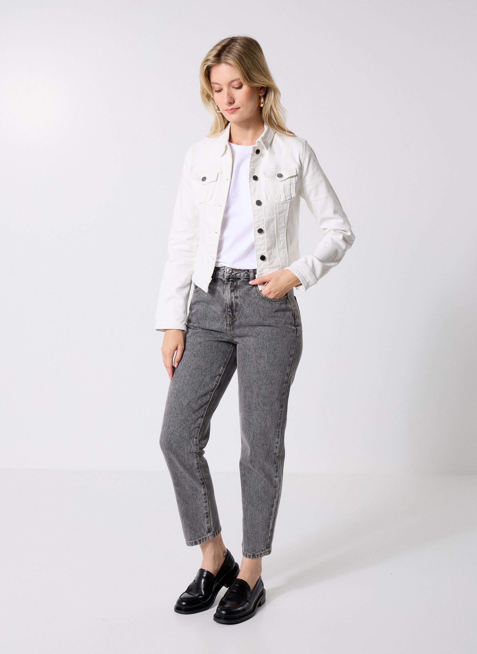 Spijkerjassen VILLA2 denim dames wit Georgia Rose Spijkerjassen VILLA2 denim dames wit DENIM OFF WHITE