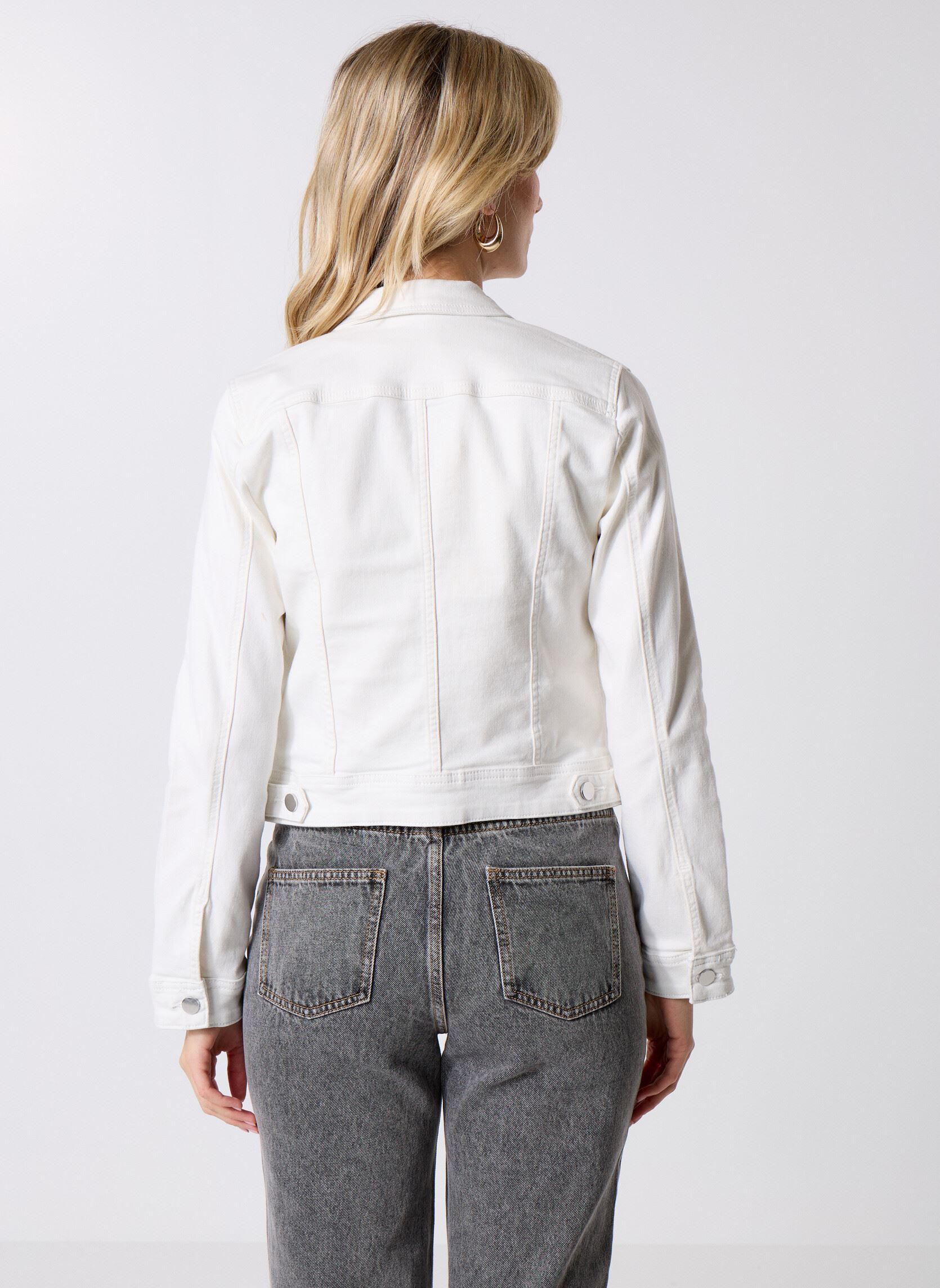 Spijkerjassen VILLA2 denim dames wit Georgia Rose Spijkerjassen VILLA2 denim dames wit DENIM OFF WHITE