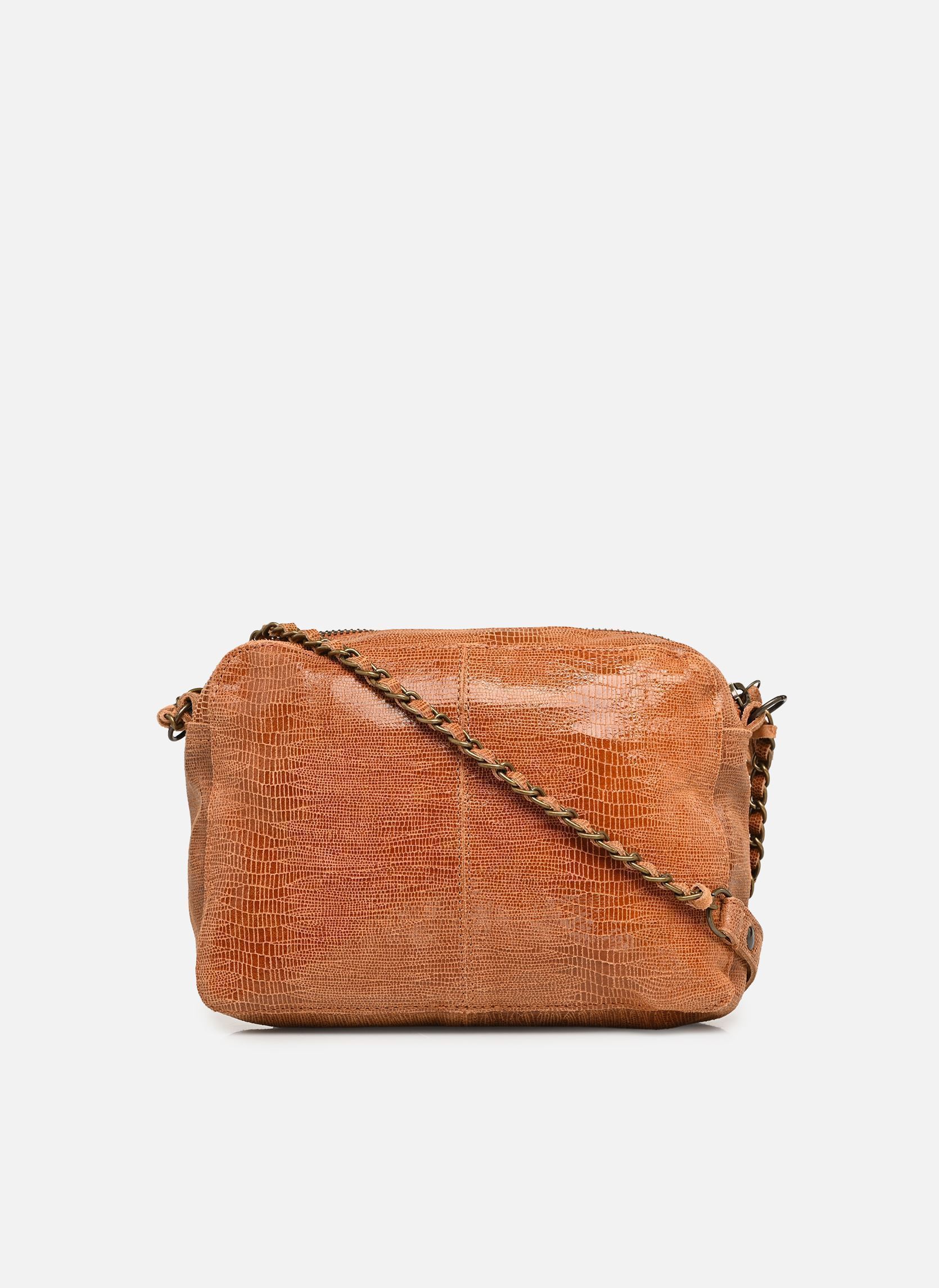 Schoudertassen PCNAINA LEATHER CROSS BODY FC NOOS dames bruin Pieces Schoudertassen PCNAINA LEATHER CROSS BODY FC NOOS dames bruin ROOT BEER MICRO SNAKE