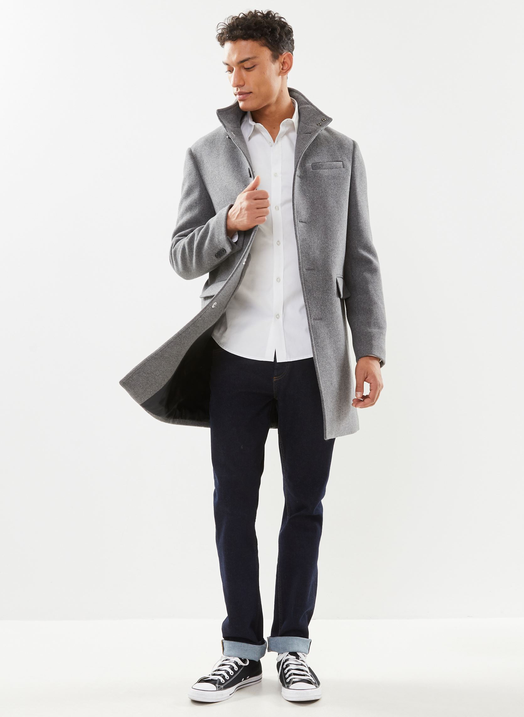 Hemden BARRY heren wit Marvin&Co Hemden BARRY heren wit Bright white