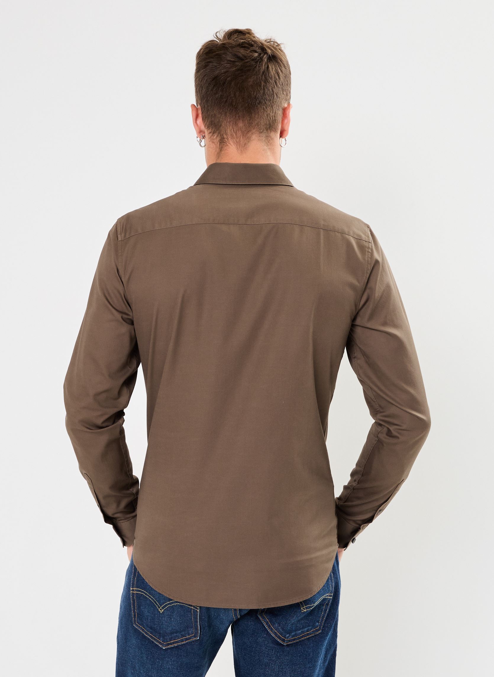 Hemden BARRY heren bruin Marvin&Co Hemden BARRY heren bruin MAJOR BROWN