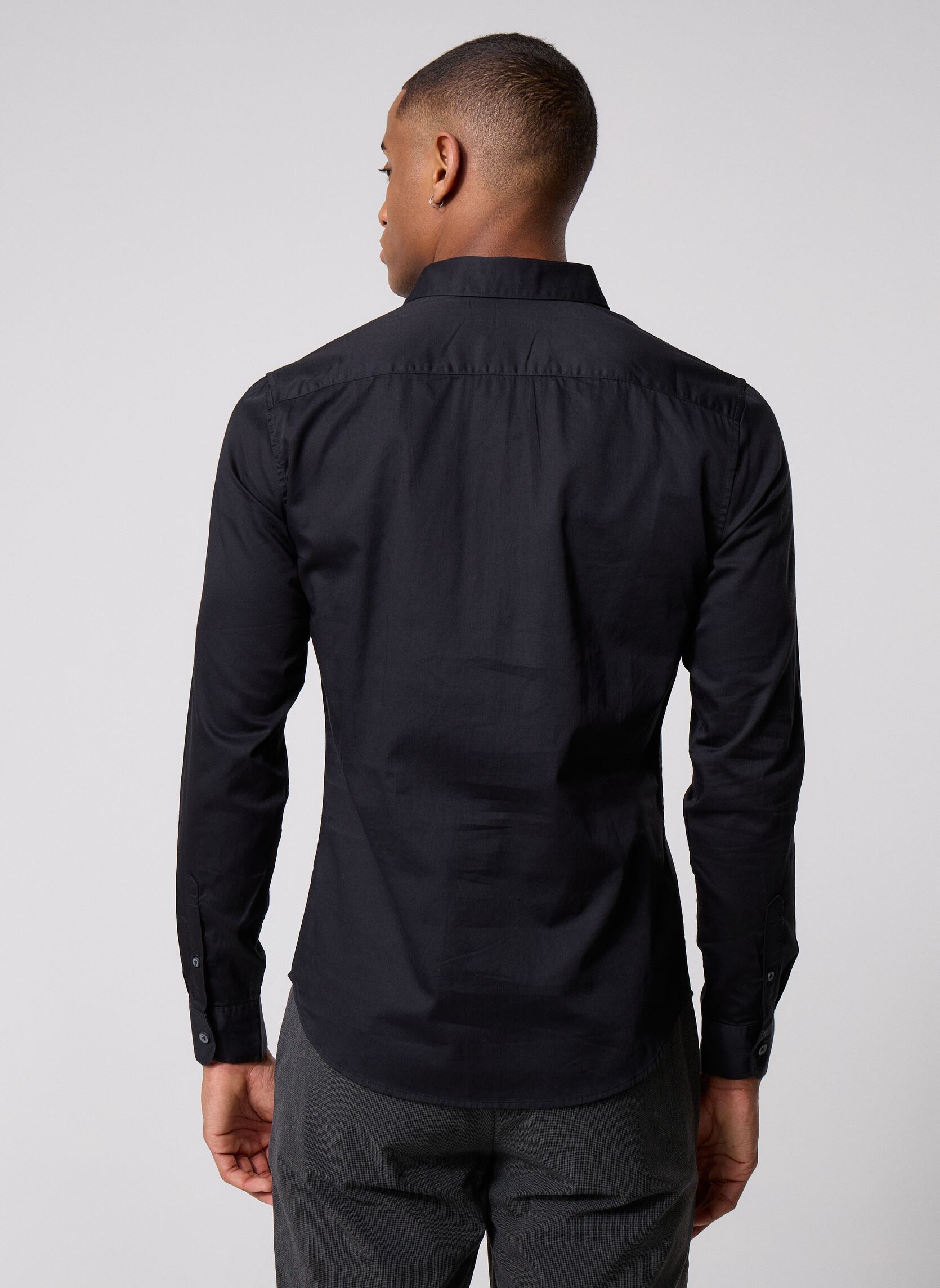 Chemises BARRY homme noir Marvin&Co Chemises BARRY homme noir JET BLACK