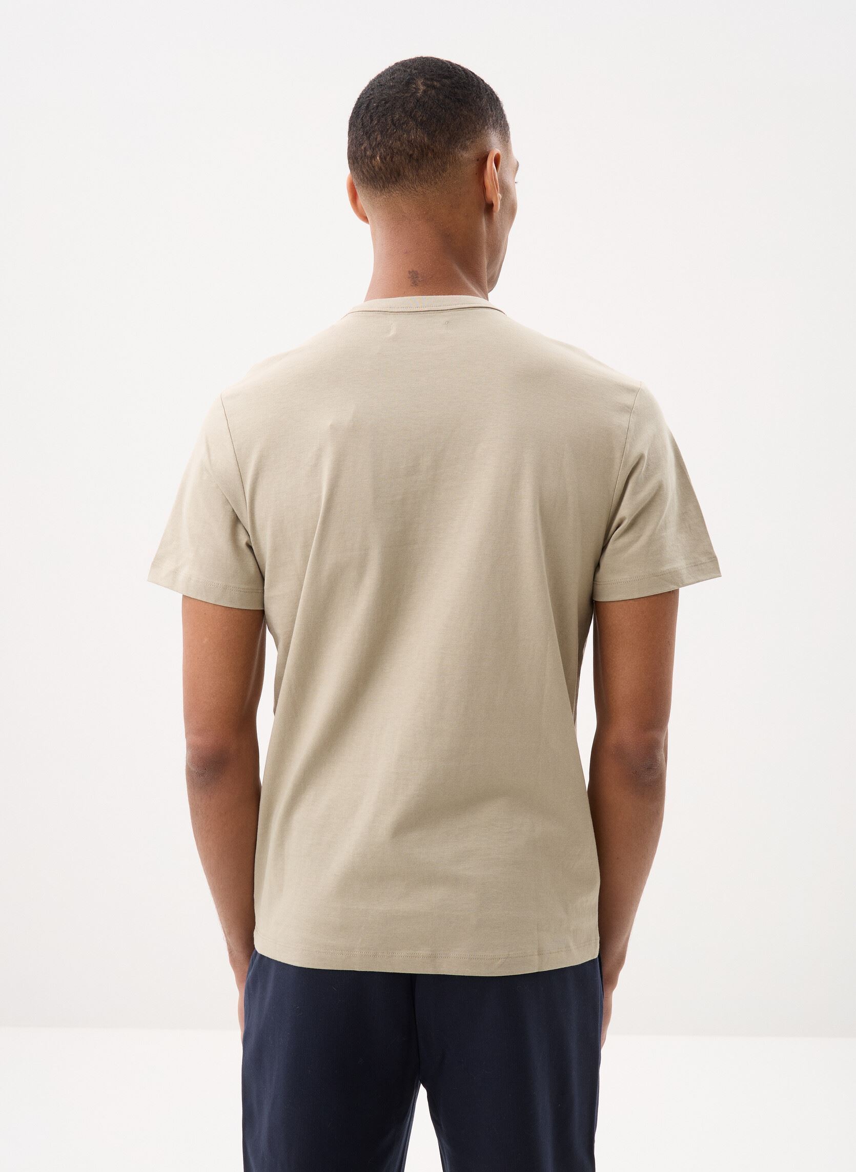 Tee-shirts CALVIN homme beige Marvin&Co Tee-shirts CALVIN homme beige LONDON FOG