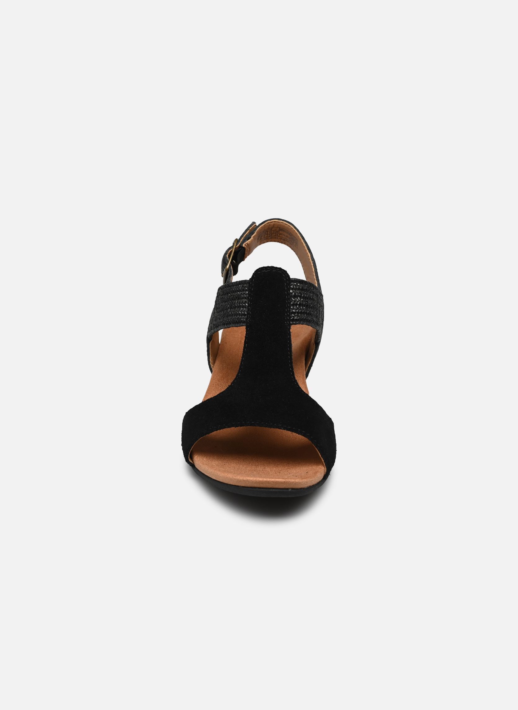 Sandalen met sleehak en plateau Kaytie dames zwart Vionic Sandalen met sleehak en plateau Kaytie dames zwart BLACK - 001