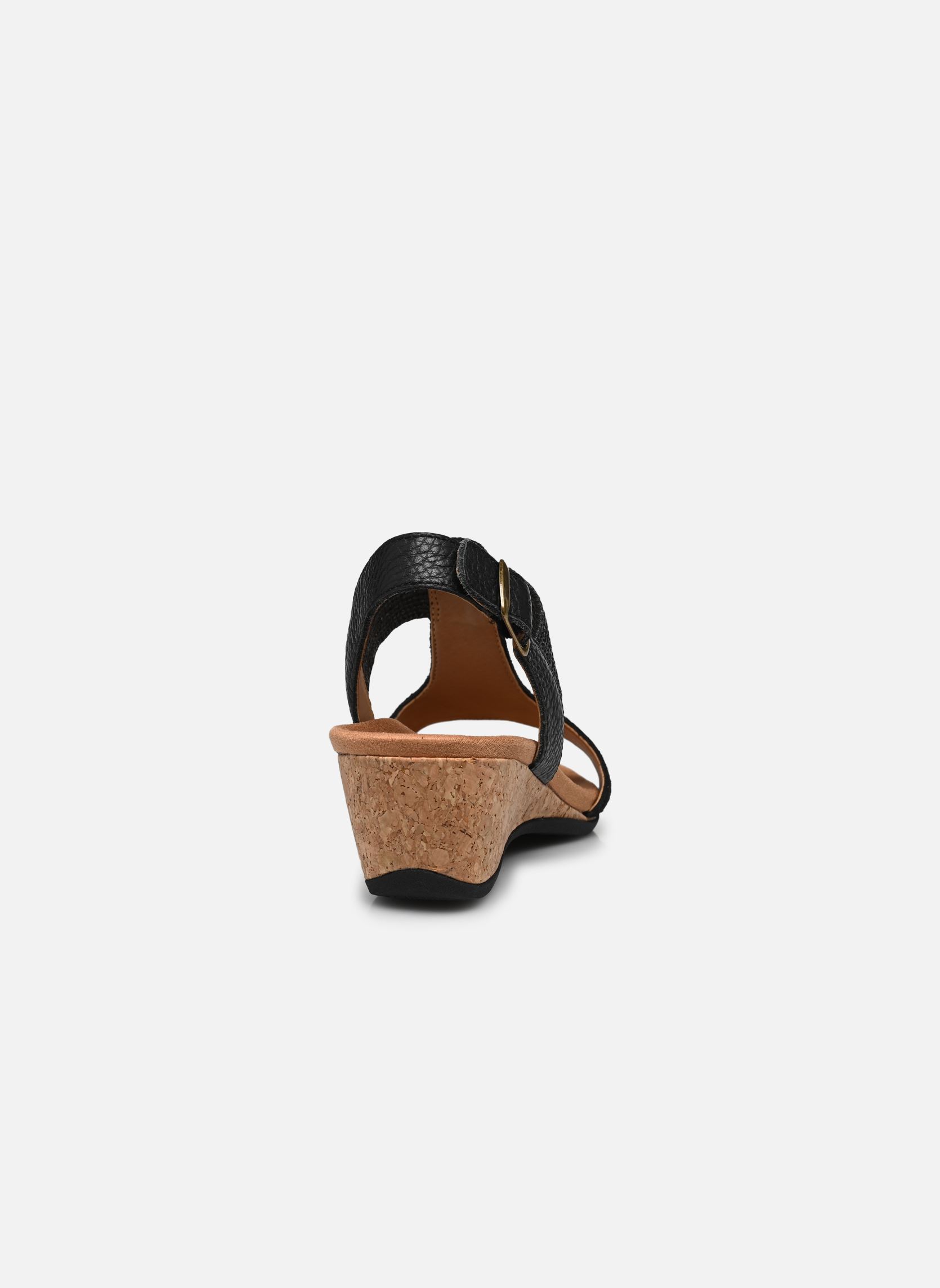 Sandalen met sleehak en plateau Kaytie dames zwart Vionic Sandalen met sleehak en plateau Kaytie dames zwart BLACK - 001