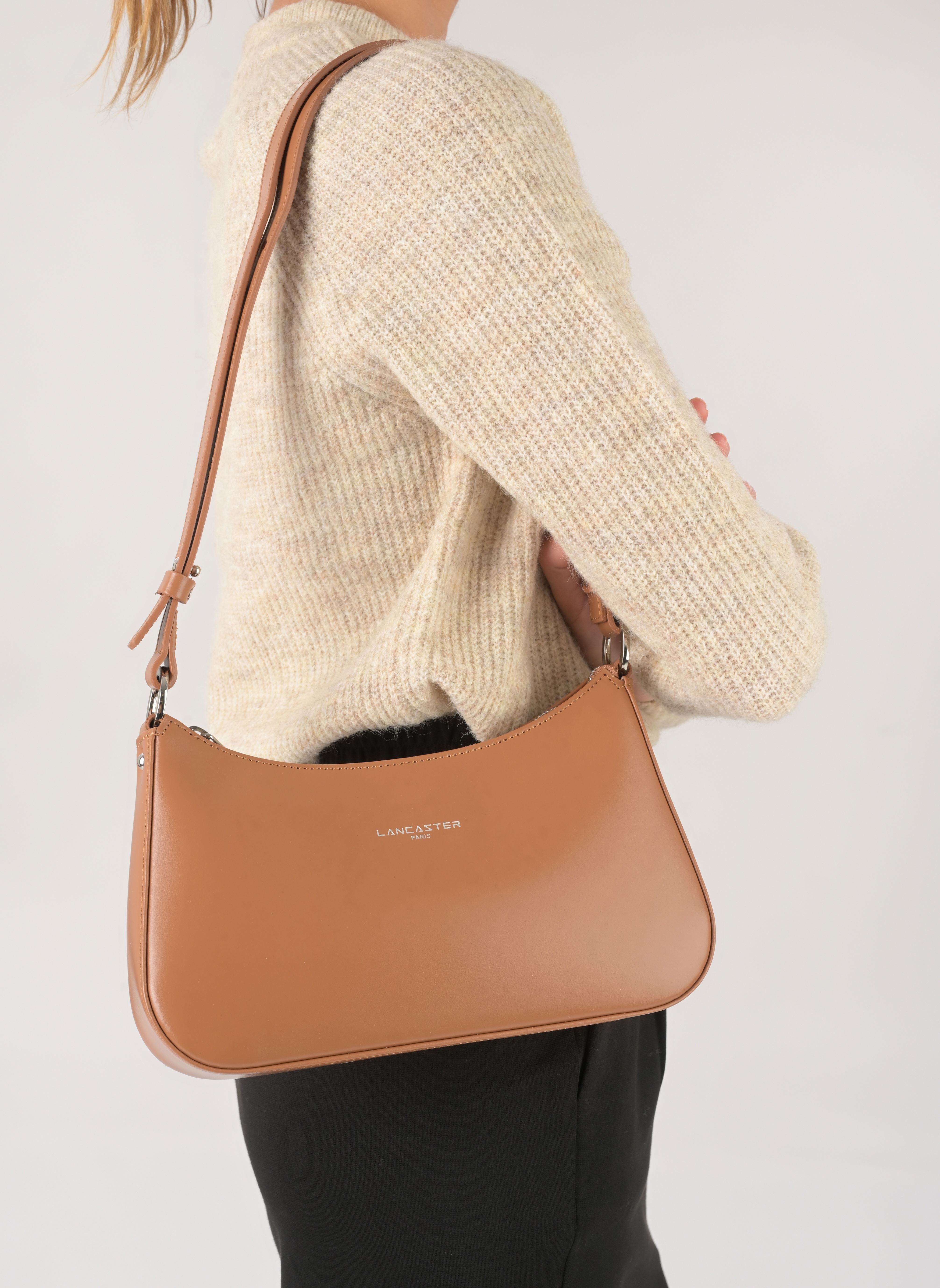 Umhängetaschen Sac trotteur Zippé Suave Ace damen braun Lancaster Umhängetaschen Sac trotteur Zippé Suave Ace damen braun CAMEL