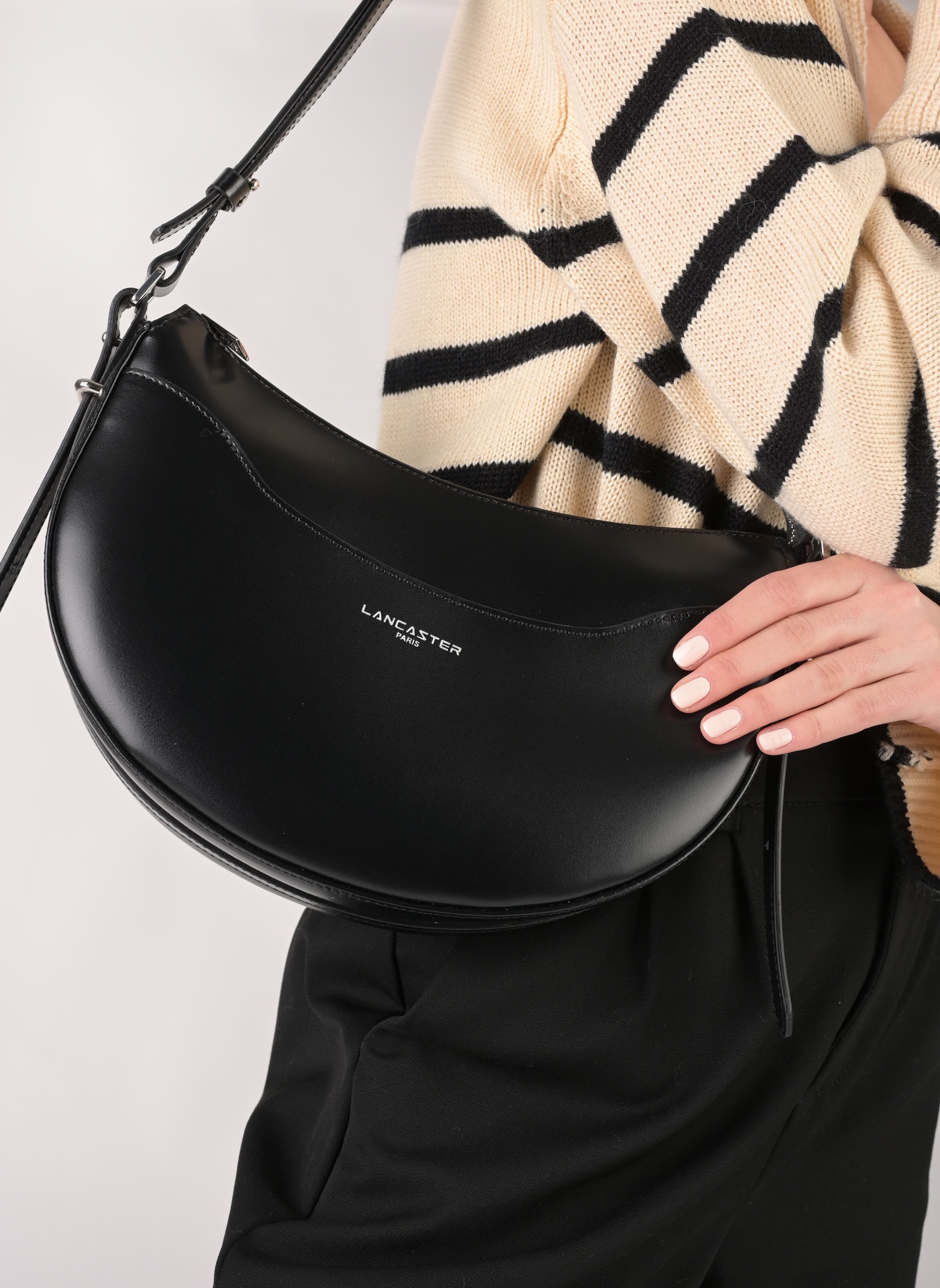 Lancaster Sacs à dos Sac porté épaule demi lune Zippé Suave Ace