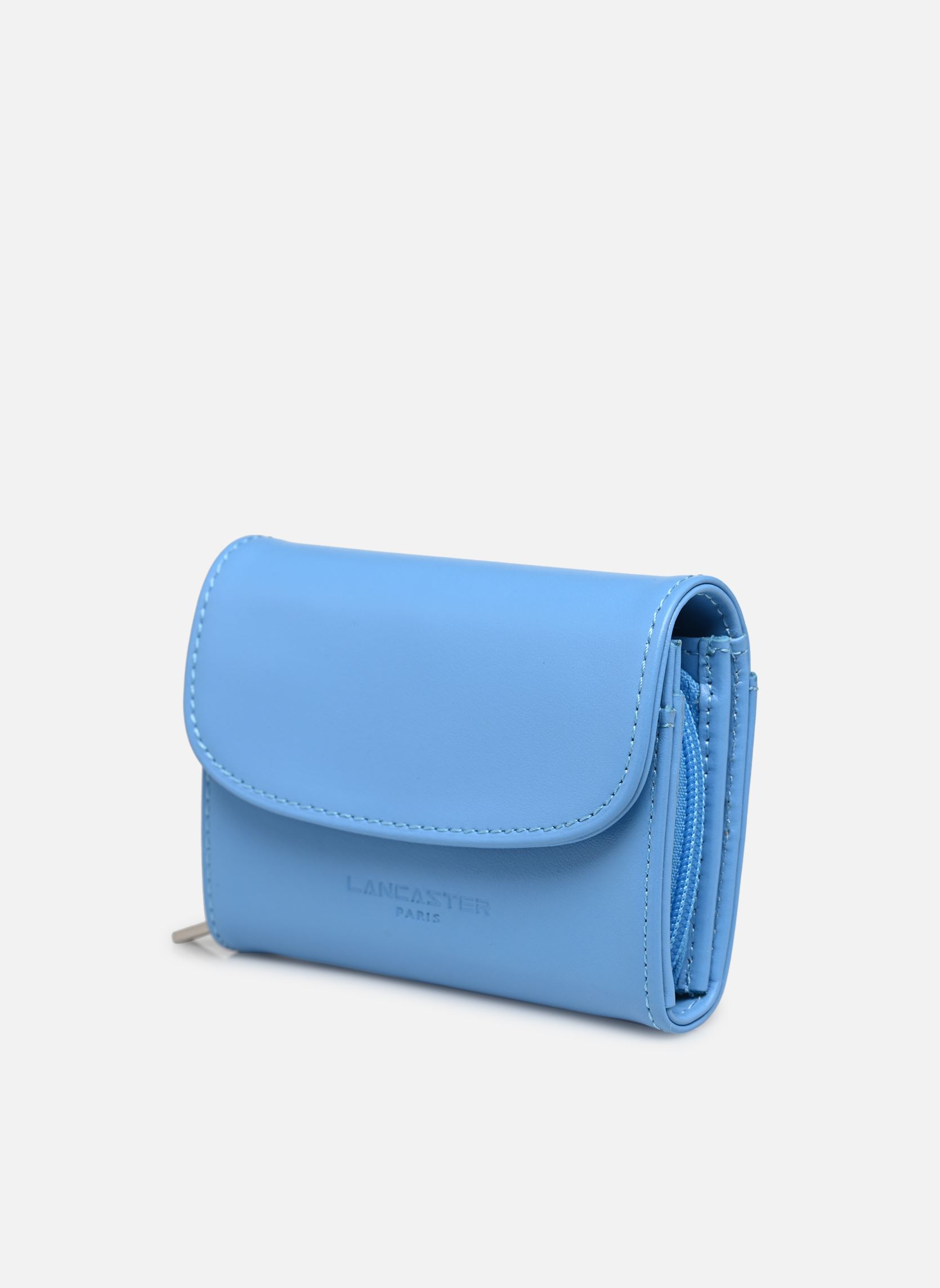 Portamonete Portefeuille A rabat avec pression Paris donna blu Lancaster Portamonete Portefeuille A rabat avec pression Paris donna blu BLEU ATOLL