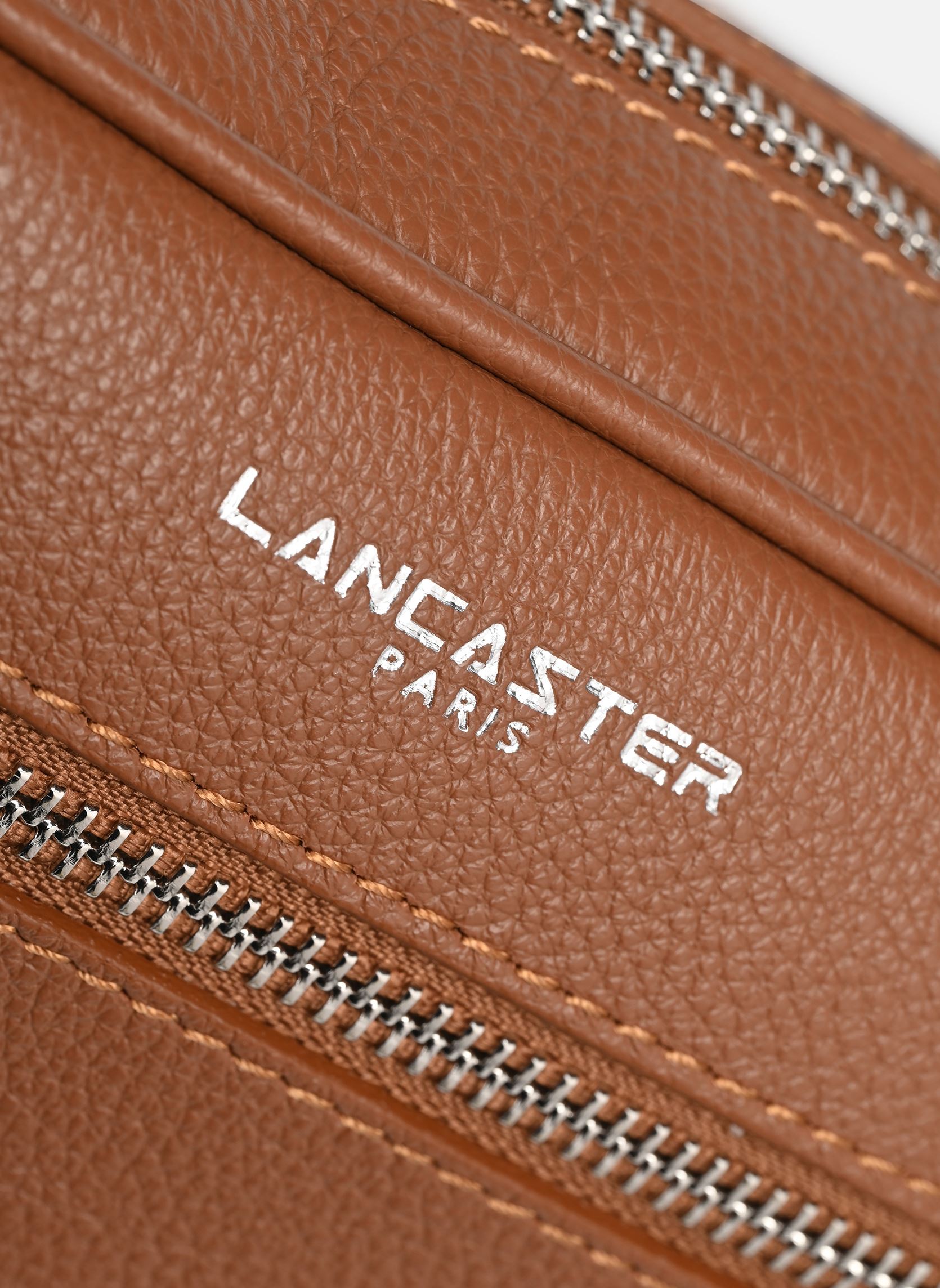 Sacs bandoulière Sac trotteur Zippé Firenze femme marron Lancaster Sacs bandoulière Sac trotteur Zippé Firenze femme marron CAMEL