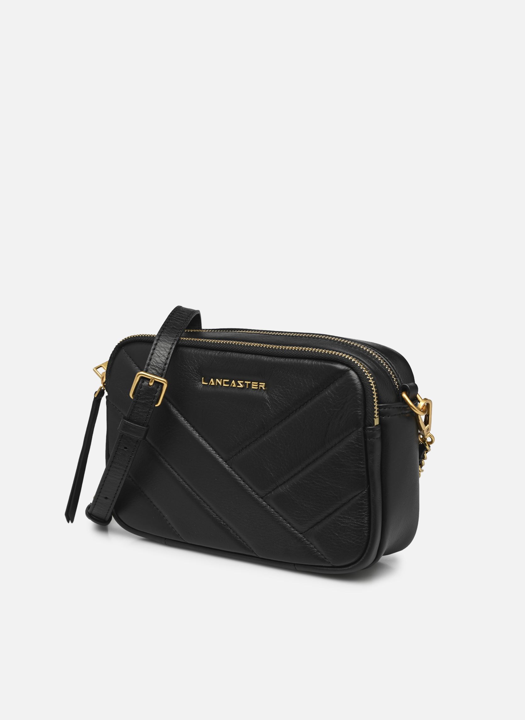 Bandolera Sac trotteur Zippé Soft Matelassé mujer negro Lancaster Bandolera Sac trotteur Zippé Soft Matelassé mujer negro NOIR