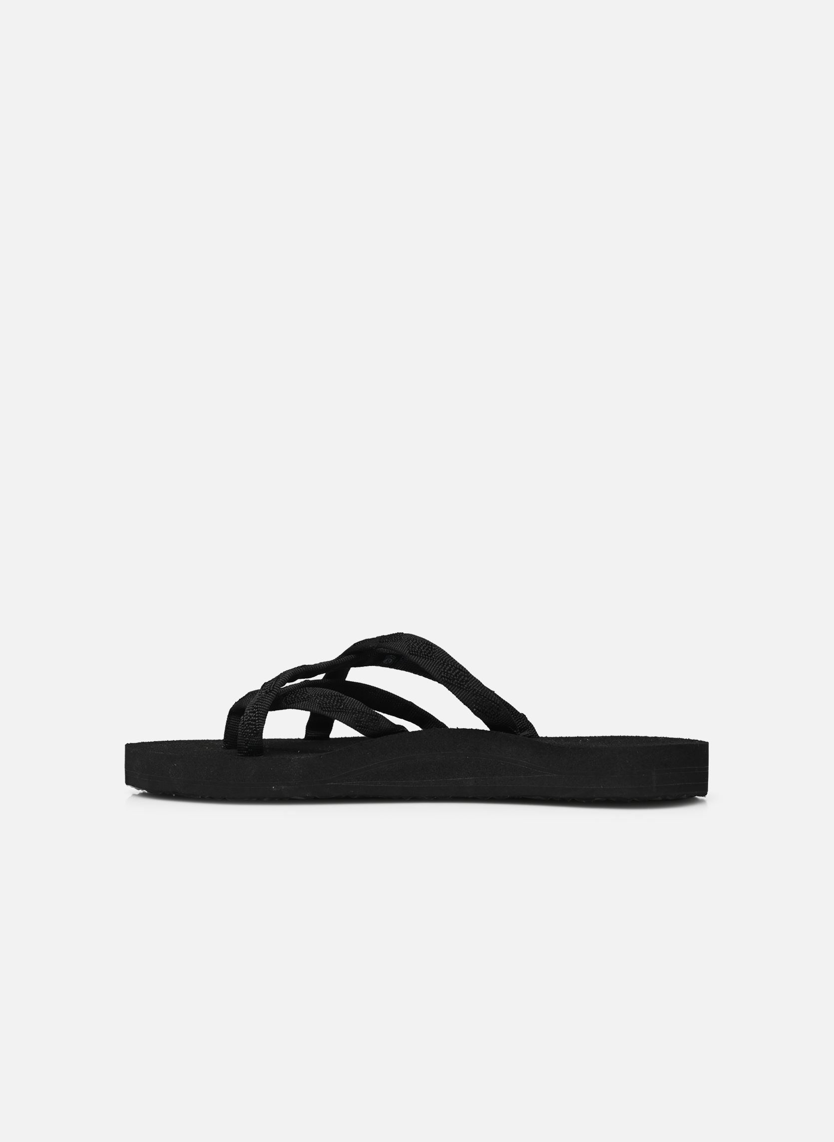 Pantoletten Olowahu damen schwarz Teva Pantoletten Olowahu damen schwarz MIX B BLACK ON BLACK