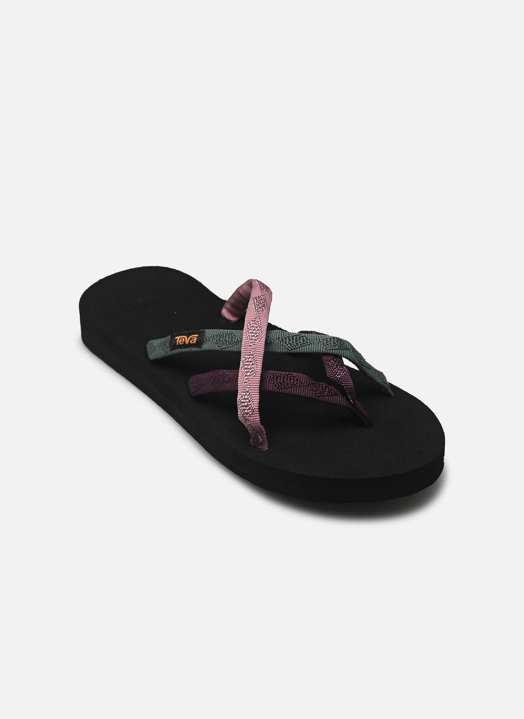 Pantoletten Olowahu damen schwarz Teva Pantoletten Olowahu damen schwarz Lilas multi