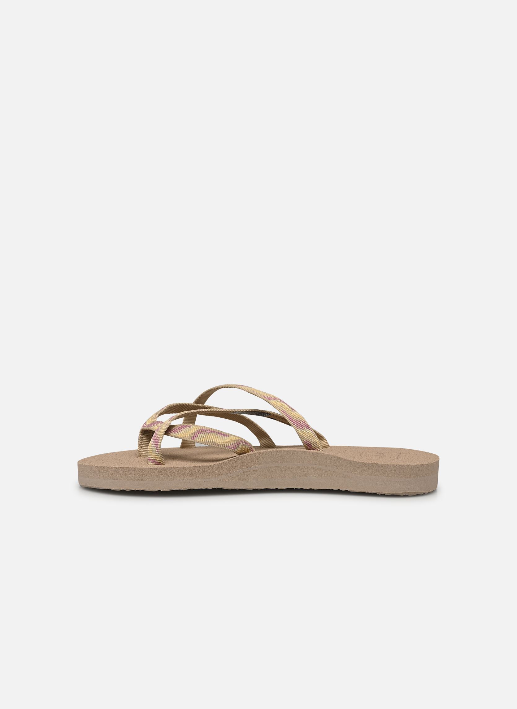 Pantoletten Olowahu damen beige Teva Pantoletten Olowahu damen beige Neon Wave Peach Ice