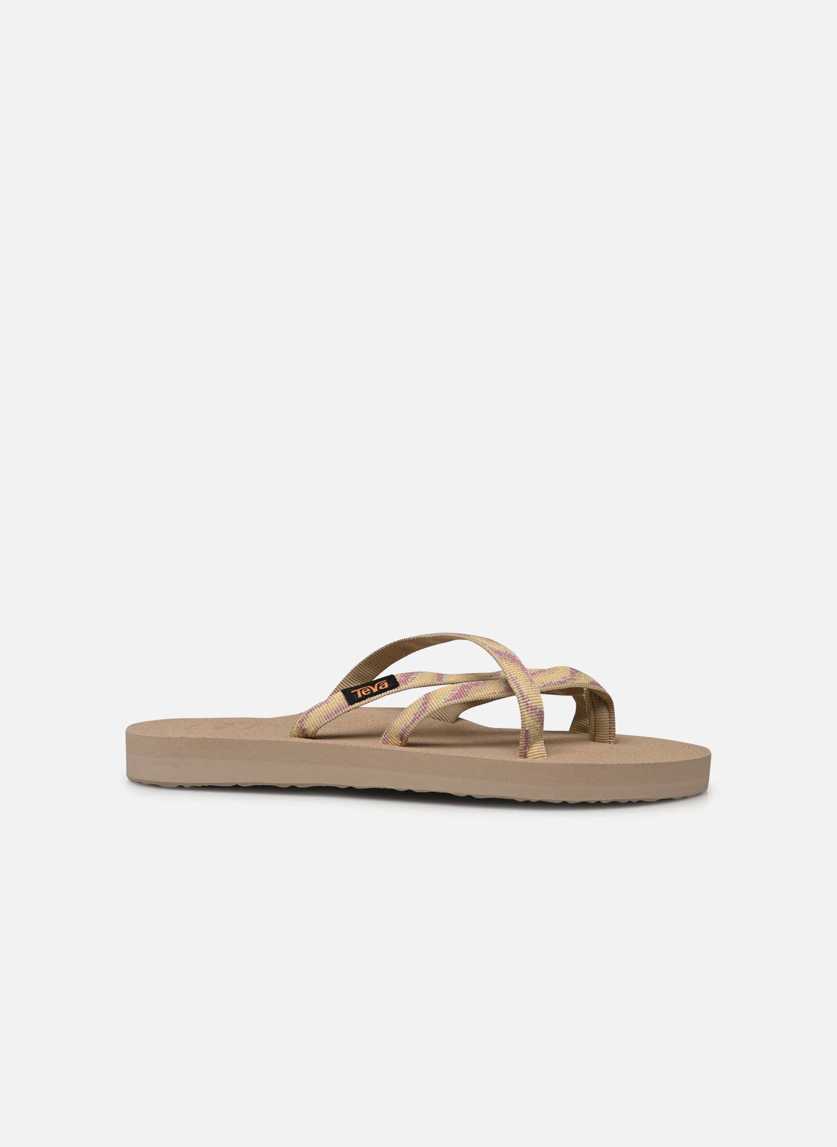 Pantoletten Olowahu damen beige Teva Pantoletten Olowahu damen beige Neon Wave Peach Ice