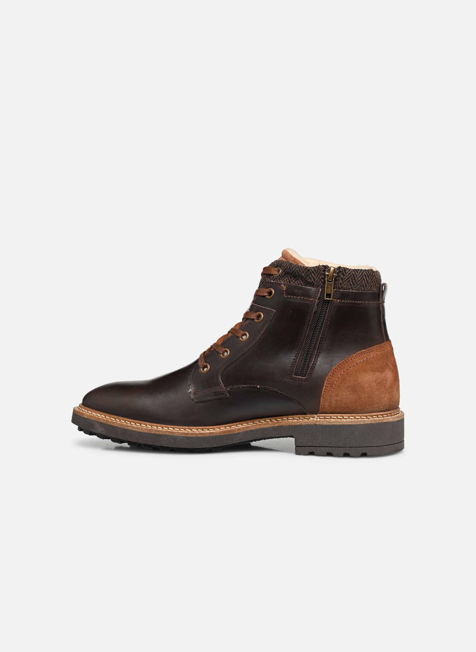 Bottines à lacets Wetowi homme marron Marvin&Co Bottines à lacets Wetowi homme marron Marron foncé