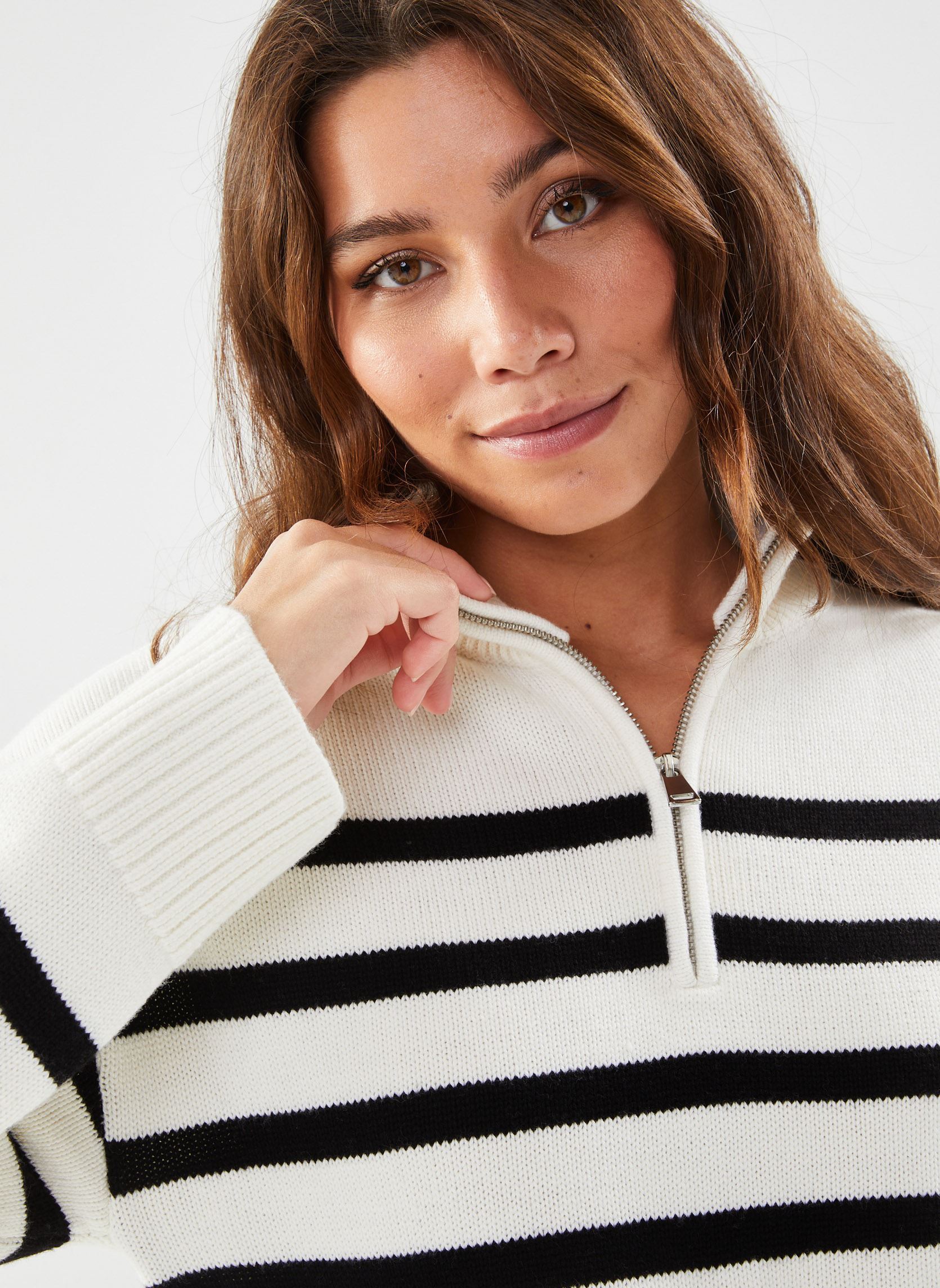 Pulls GRACE laine femme blanc Georgia Rose Pulls GRACE laine femme blanc IVOIRE