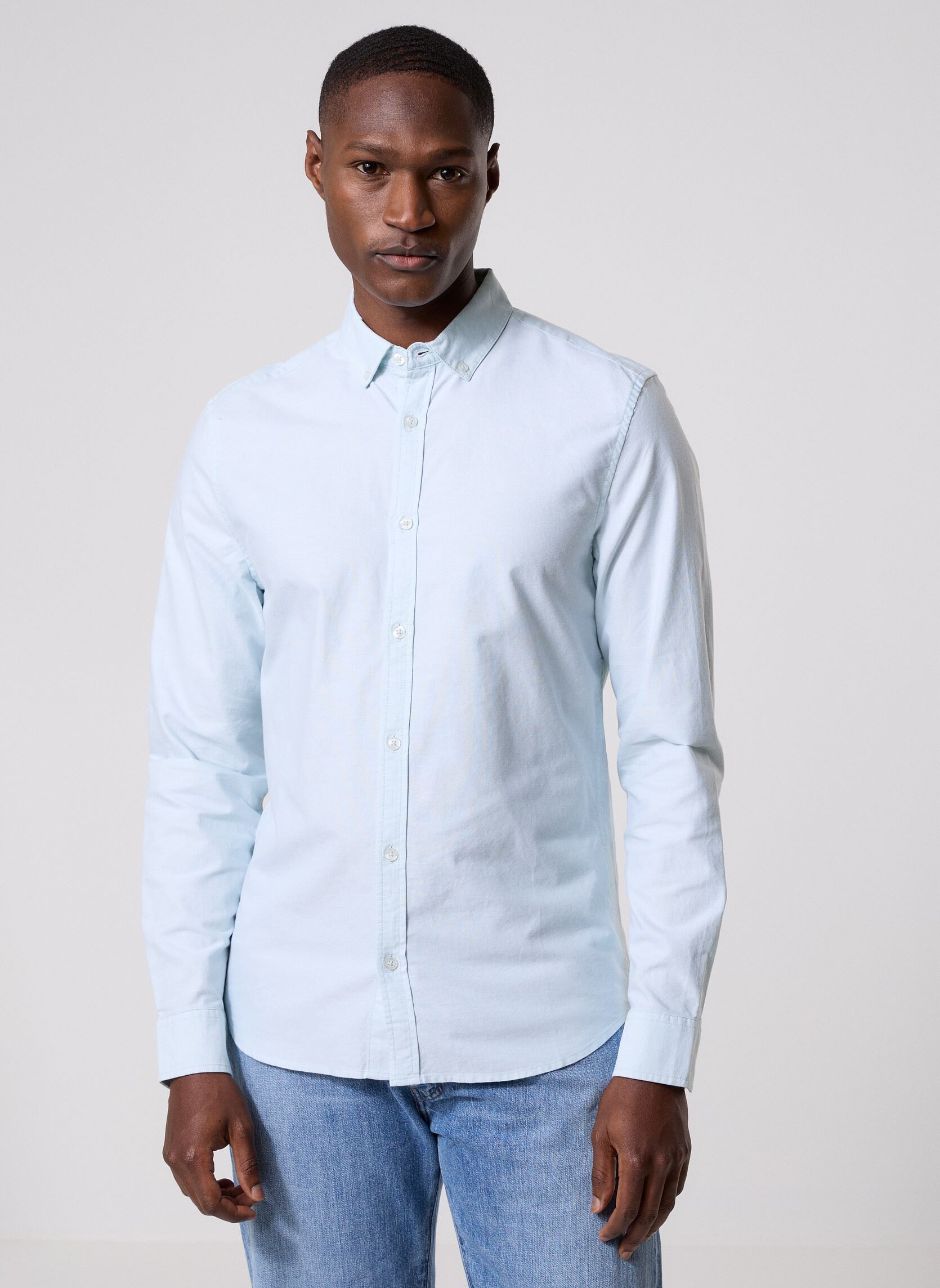 Hemden BASILE herren blau Marvin&Co Hemden BASILE herren blau BLUE HAZE