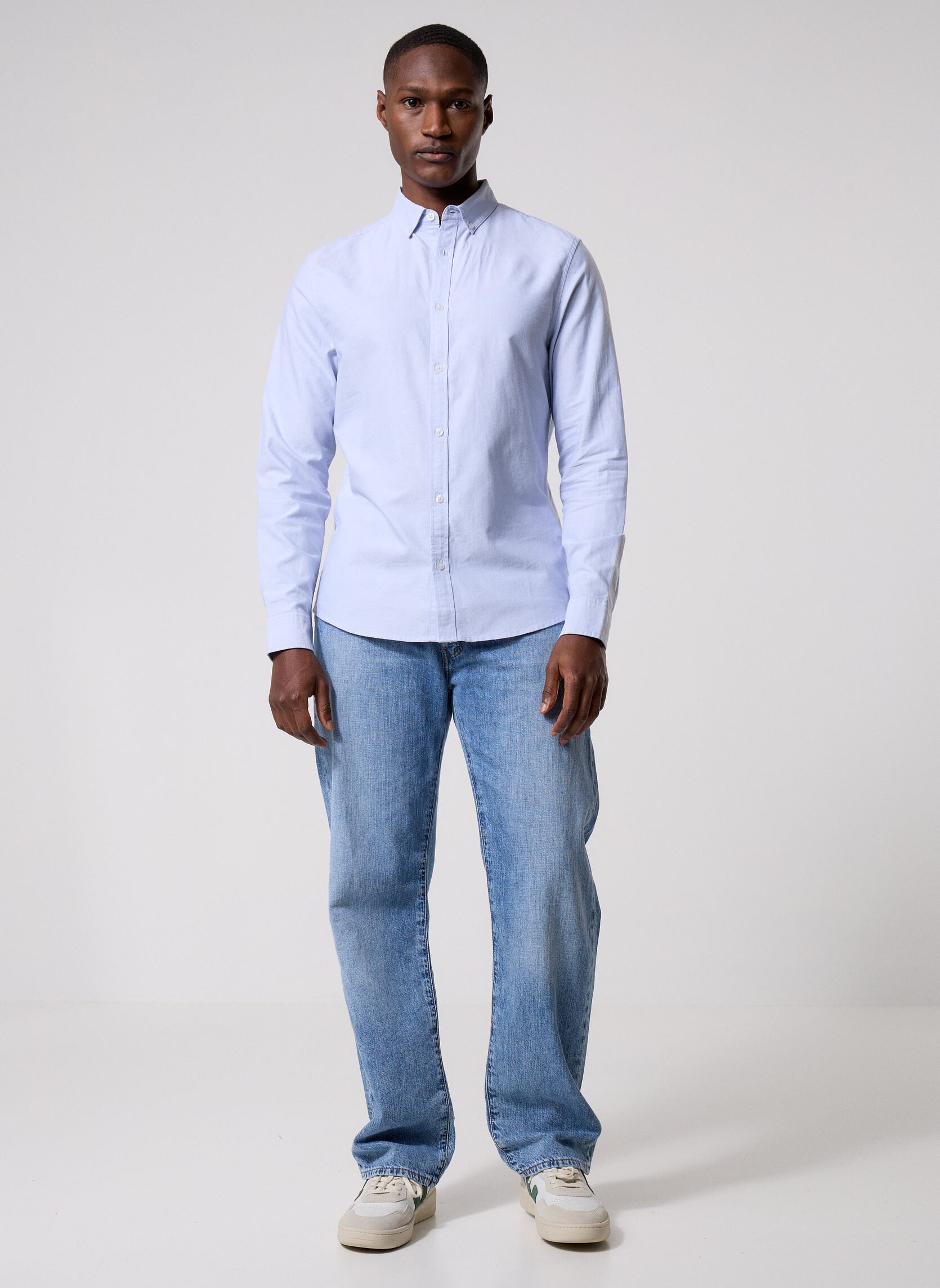 Hemden BASILE heren blauw Marvin&Co Hemden BASILE heren blauw KENTUCKY BLUE