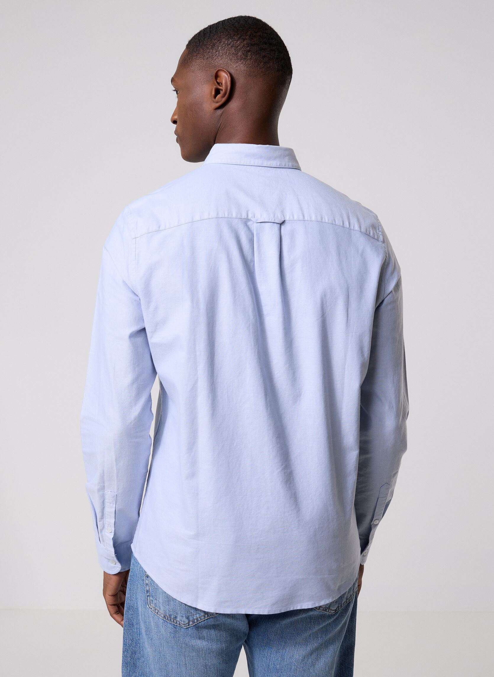 Hemden BASILE heren blauw Marvin&Co Hemden BASILE heren blauw KENTUCKY BLUE