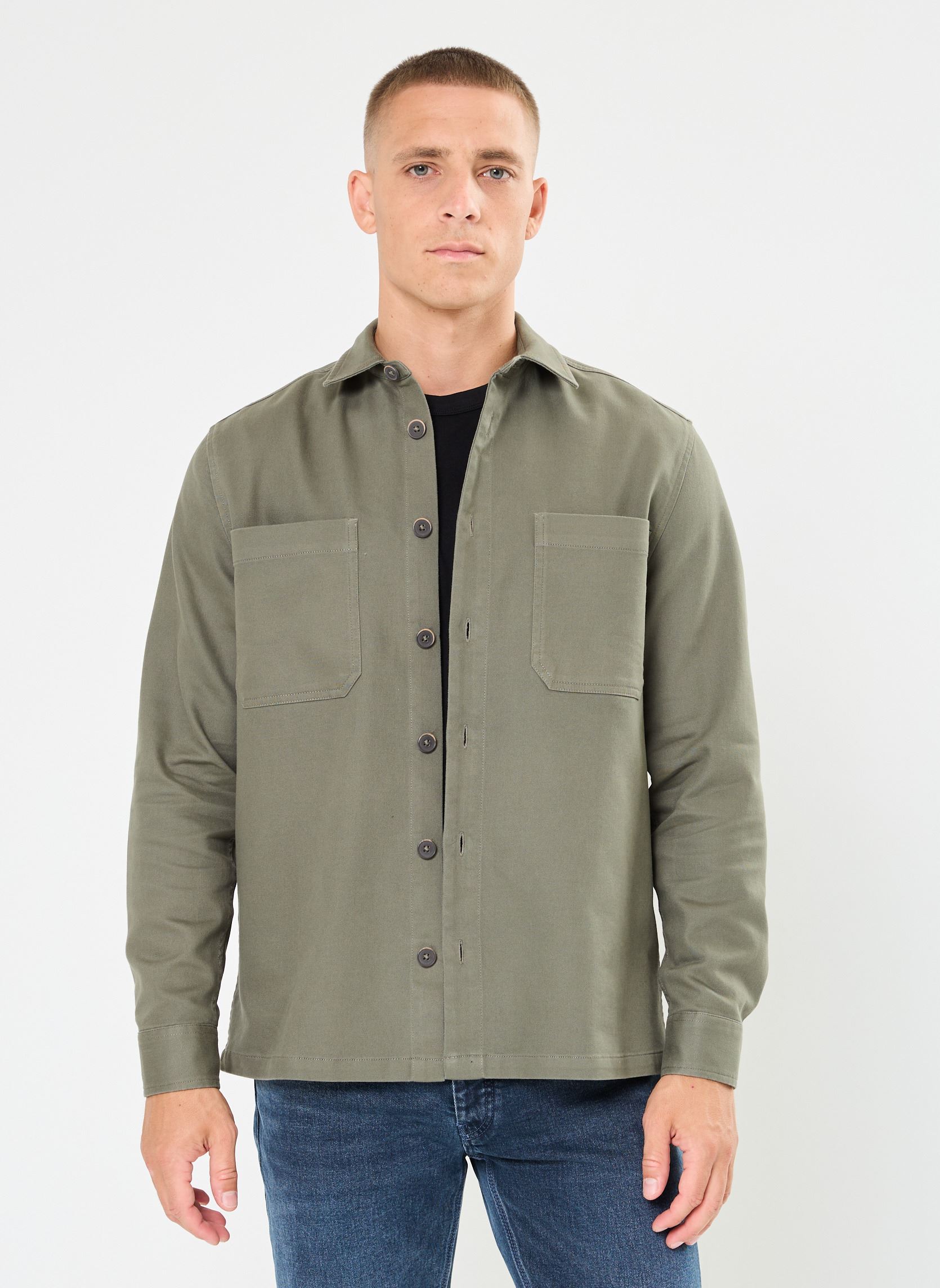 Vestes BEN homme vert Marvin&Co Vestes BEN homme vert DUSTY OLIVE
