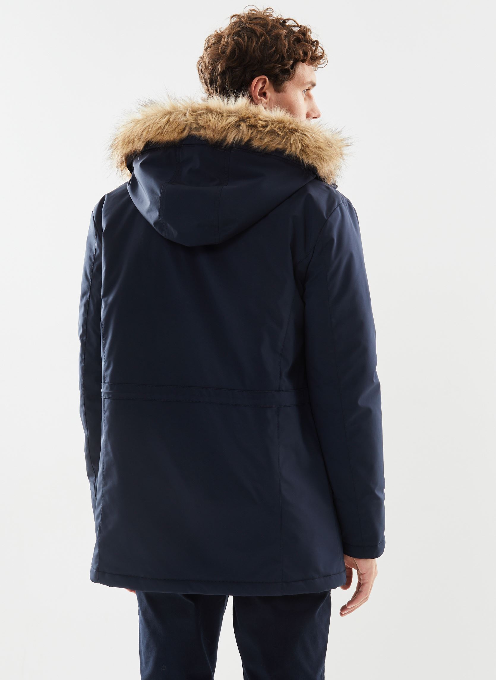 Winterjas VICTORR parka heren blauw Marvin&Co Winterjas VICTORR parka heren blauw NIGHT SKY