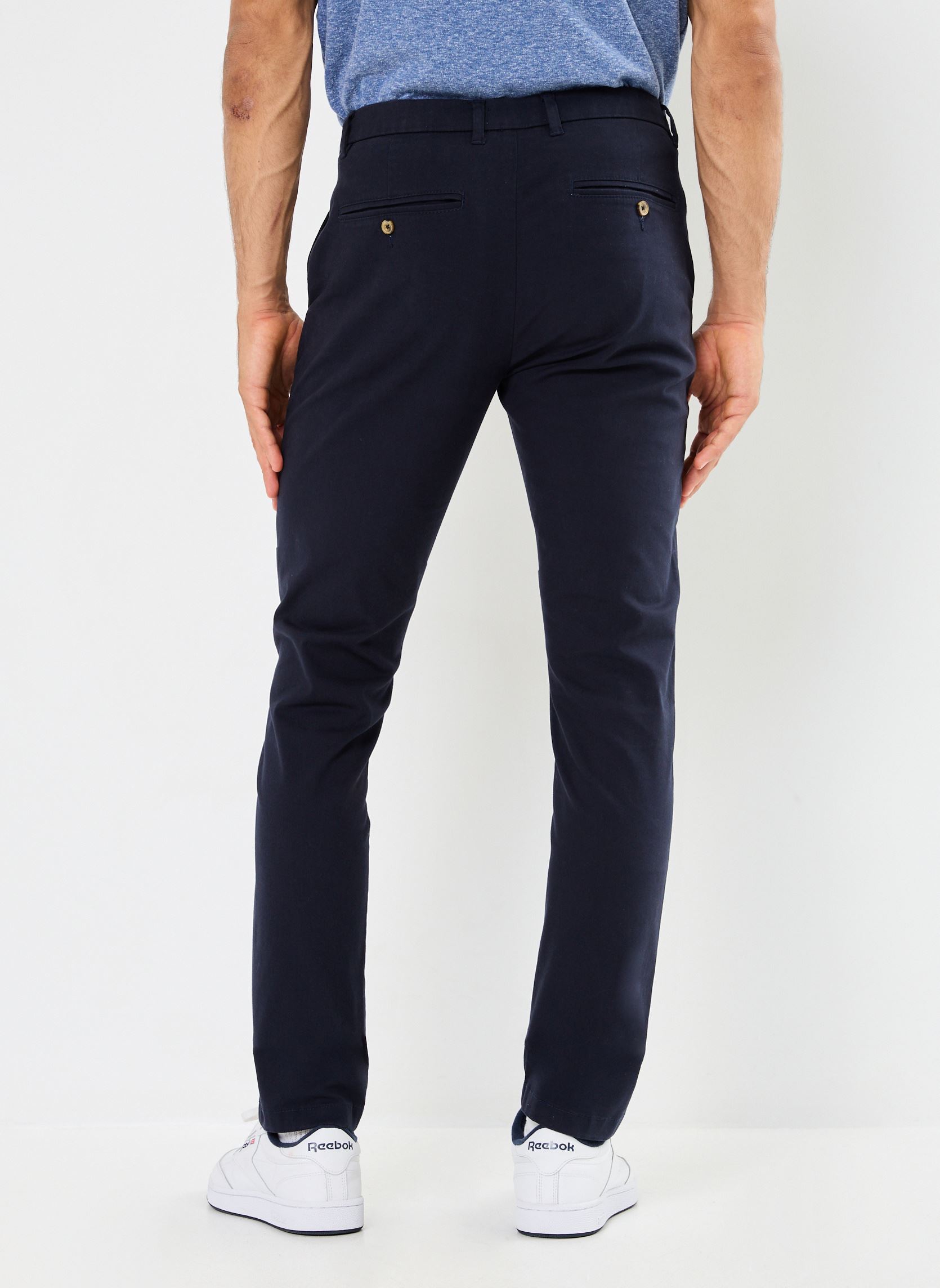 Pantalons chino PASCAL homme bleu Marvin&Co Pantalons chino PASCAL homme bleu NIGHT SKY