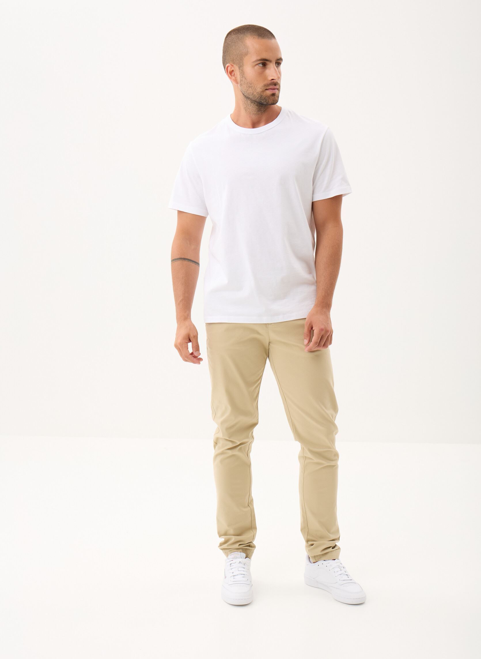 Pantalons chino PASCAL homme beige Marvin&Co Pantalons chino PASCAL homme beige FIELDS OF RYE