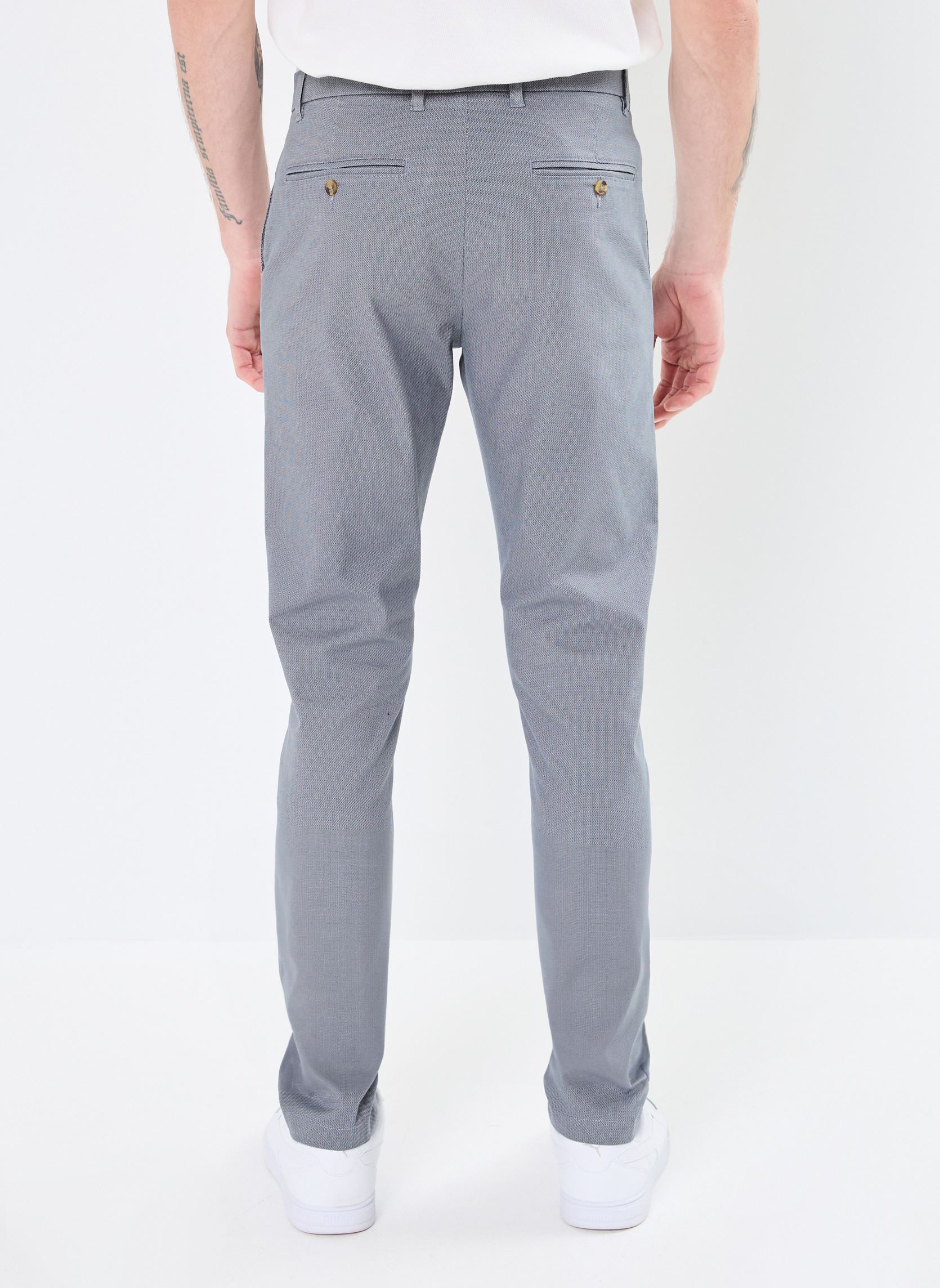 Pantalons chino PASCAL homme gris Marvin&Co Pantalons chino PASCAL homme gris GRIFFIN