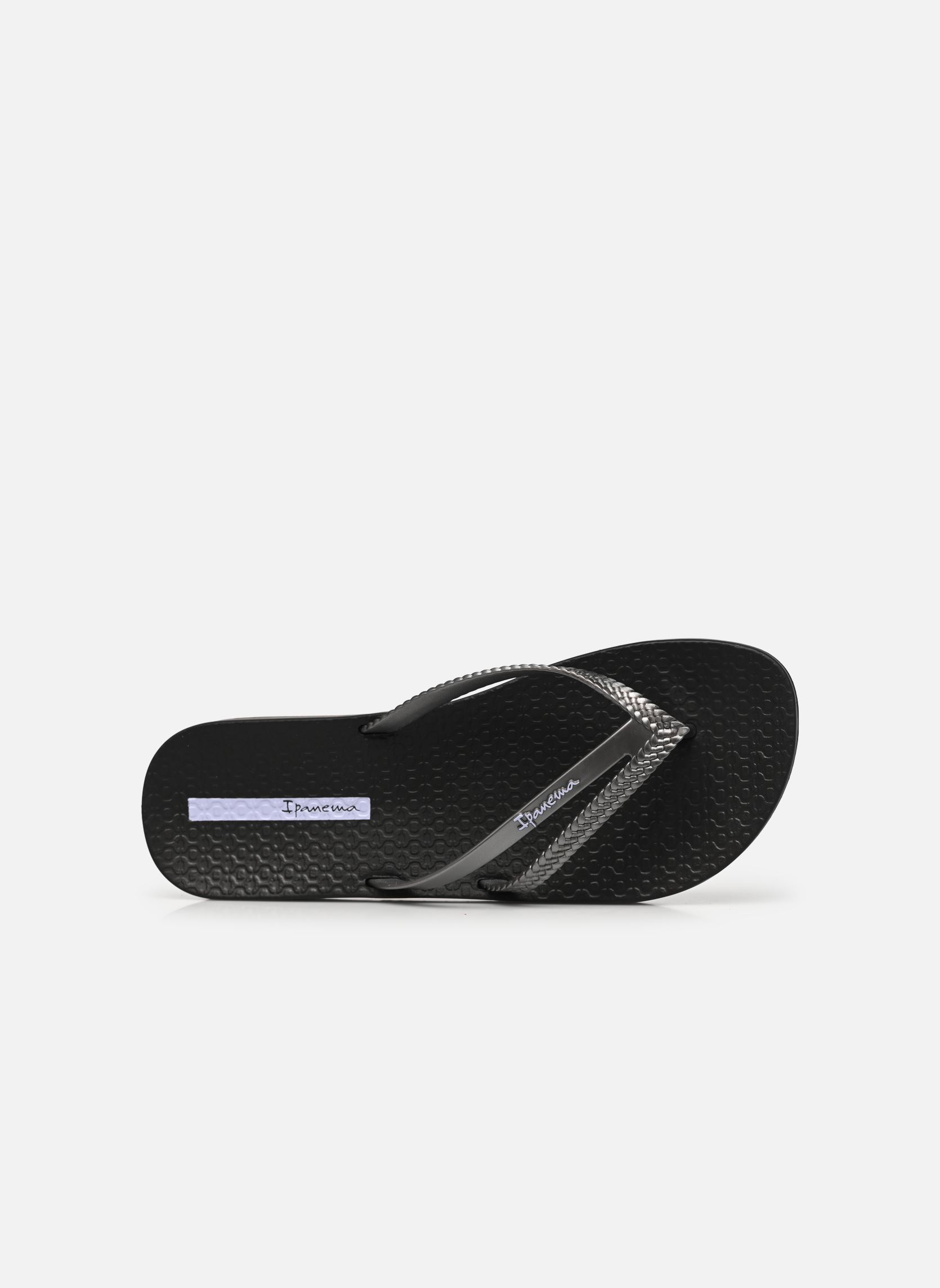 Slippers Ipanema Bossa Soft V Fem dames zwart Ipanema Slippers Ipanema Bossa Soft V Fem dames zwart Black/silver