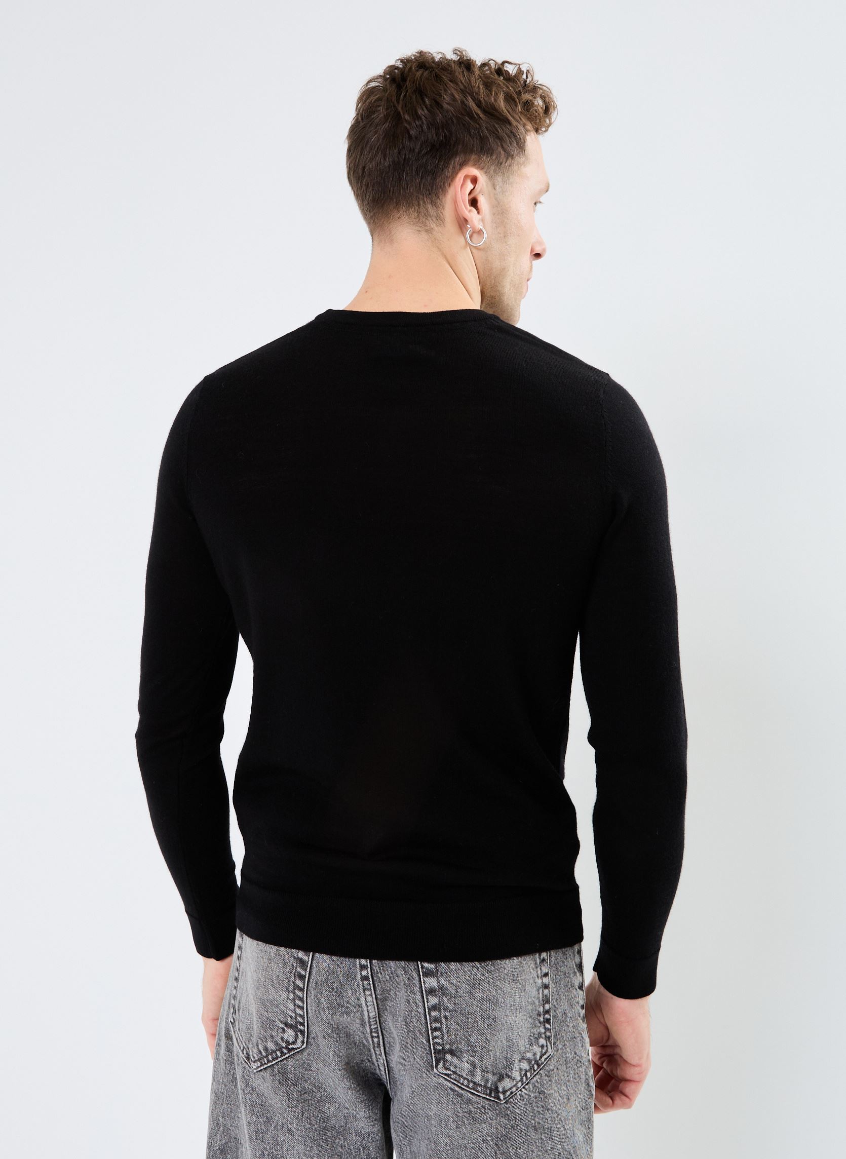 Pulls GUILLAUME laine homme noir Marvin&Co Pulls GUILLAUME laine homme noir BLACK BEAUTY