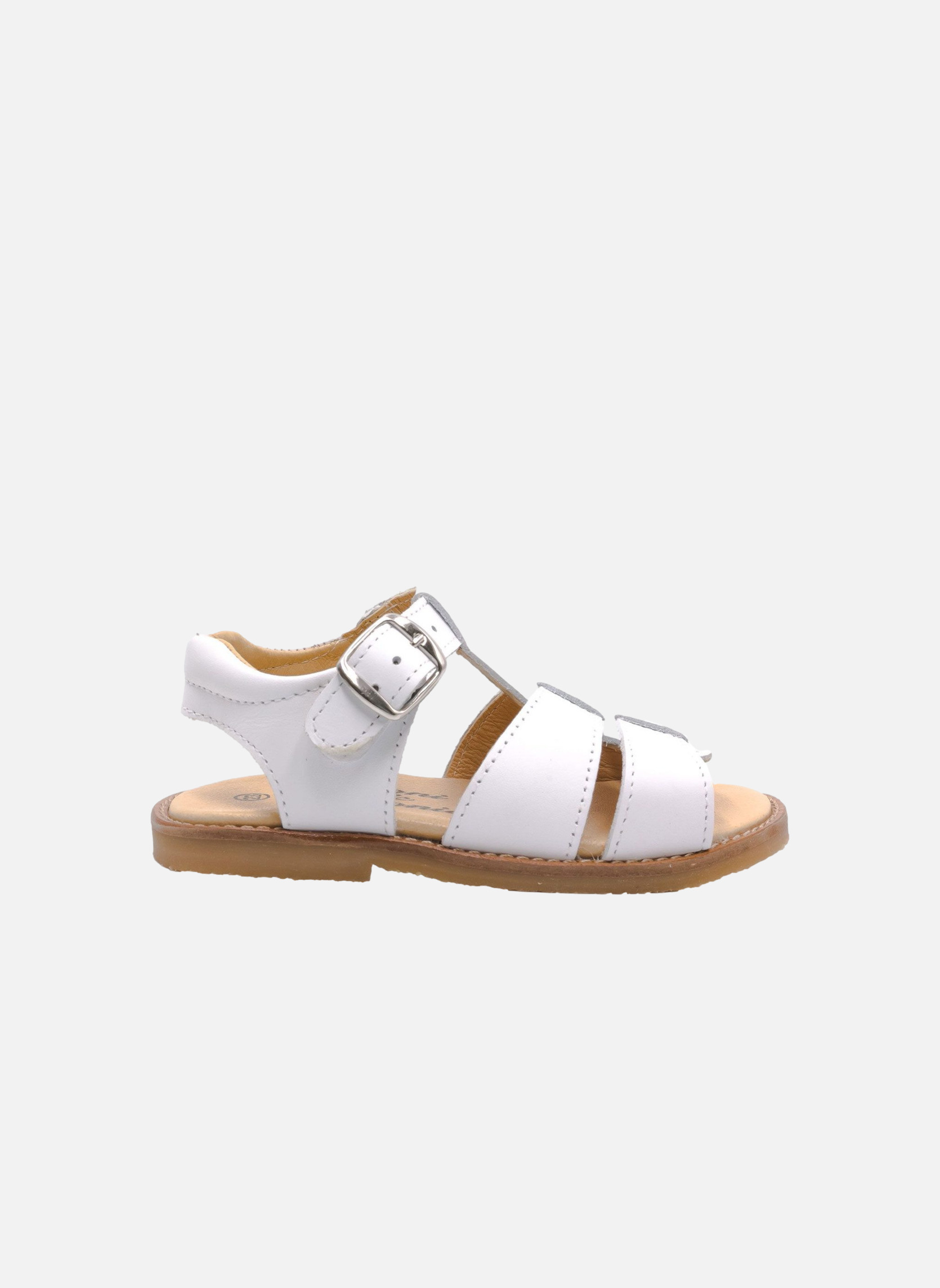 Sandales Sandale bebe garçon blanc Boni & Sidonie Sandales Sandale bebe garçon blanc Blanc
