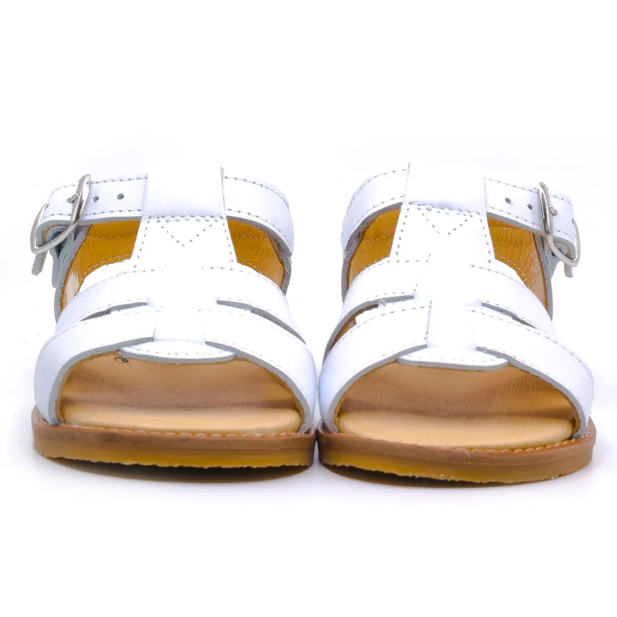 Sandales Sandale bebe garçon blanc Boni & Sidonie Sandales Sandale bebe garçon blanc Blanc