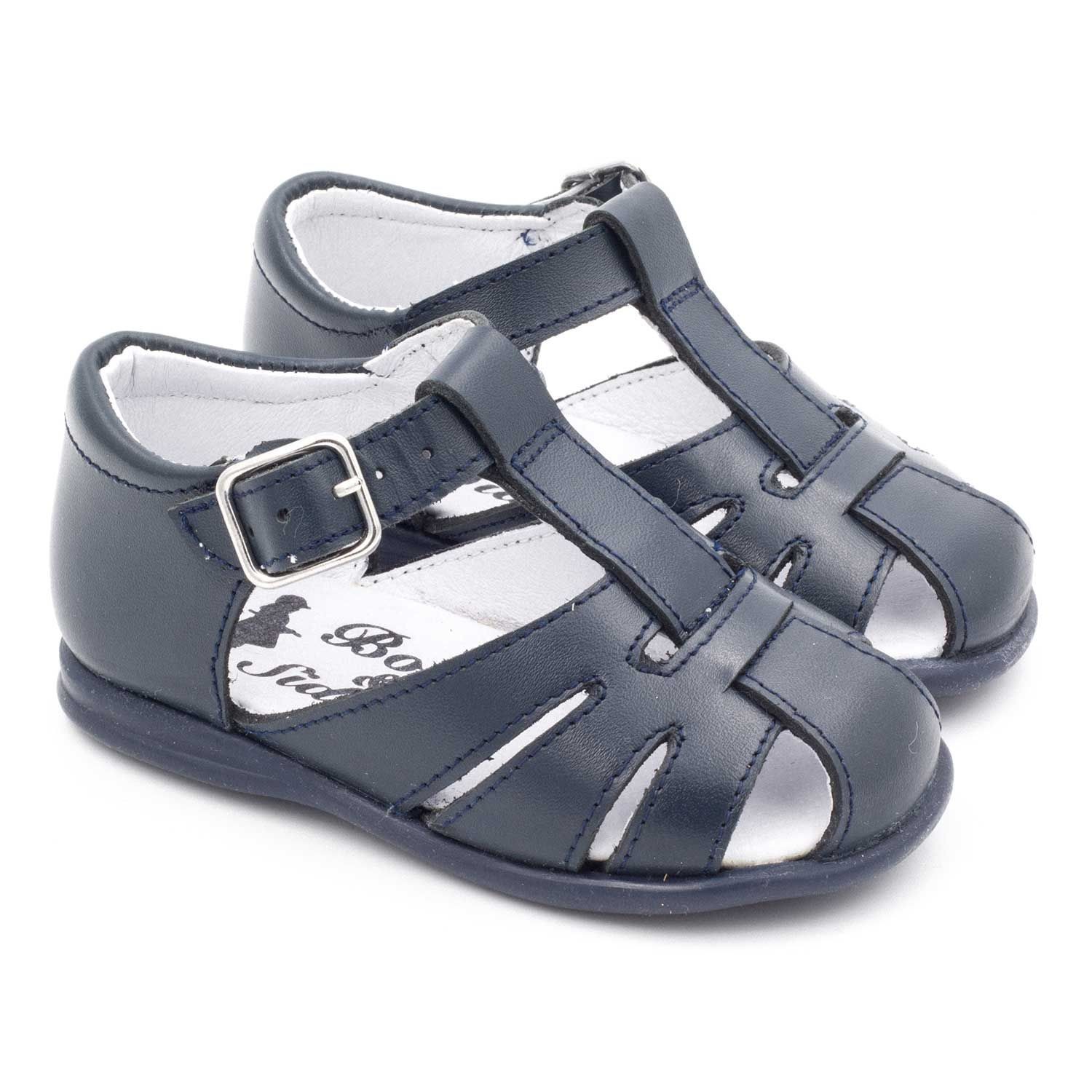 Sandales Sandale bebe garçon bleu Boni & Sidonie Sandales Sandale bebe garçon bleu Bleu