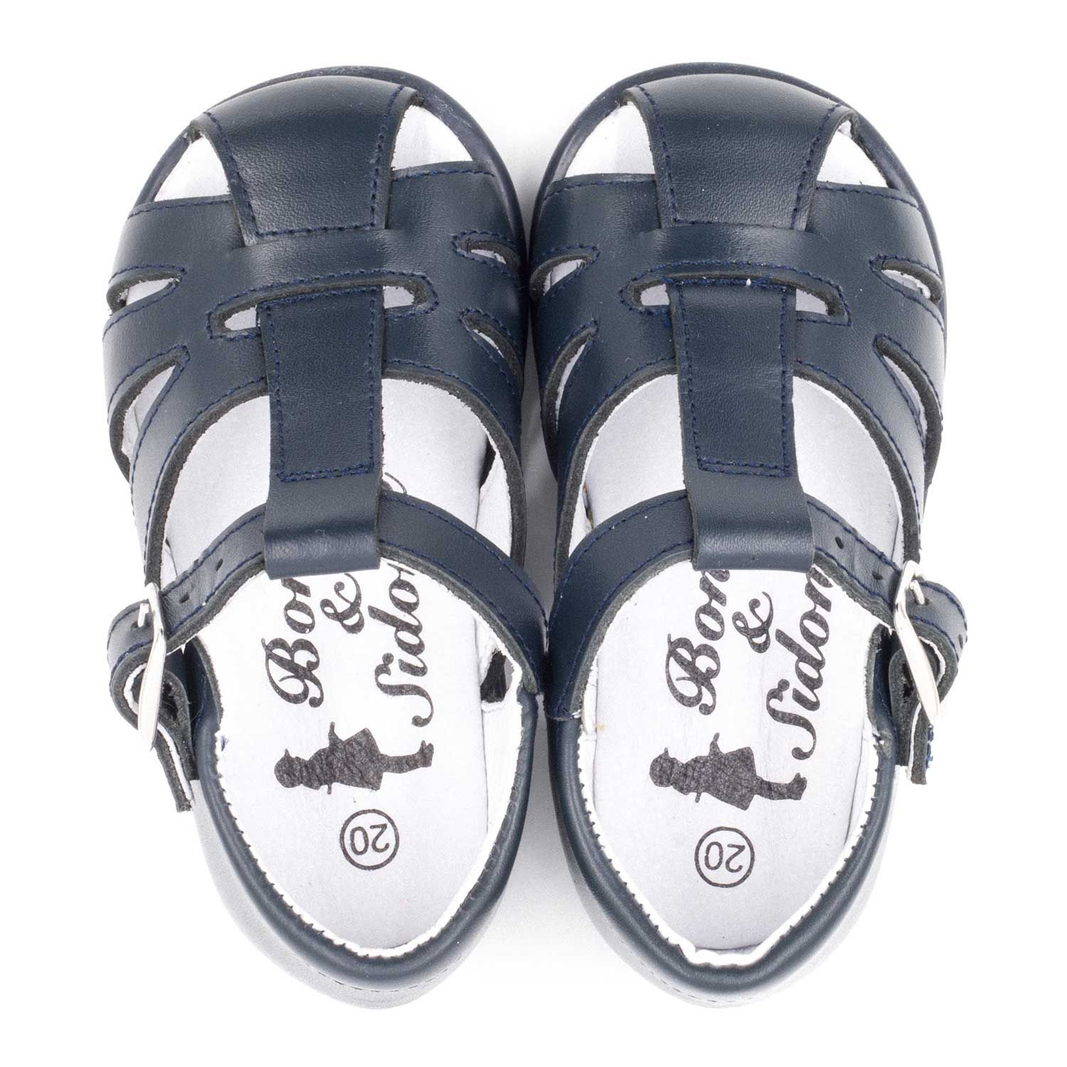 Sandales Sandale bebe garçon bleu Boni & Sidonie Sandales Sandale bebe garçon bleu Bleu