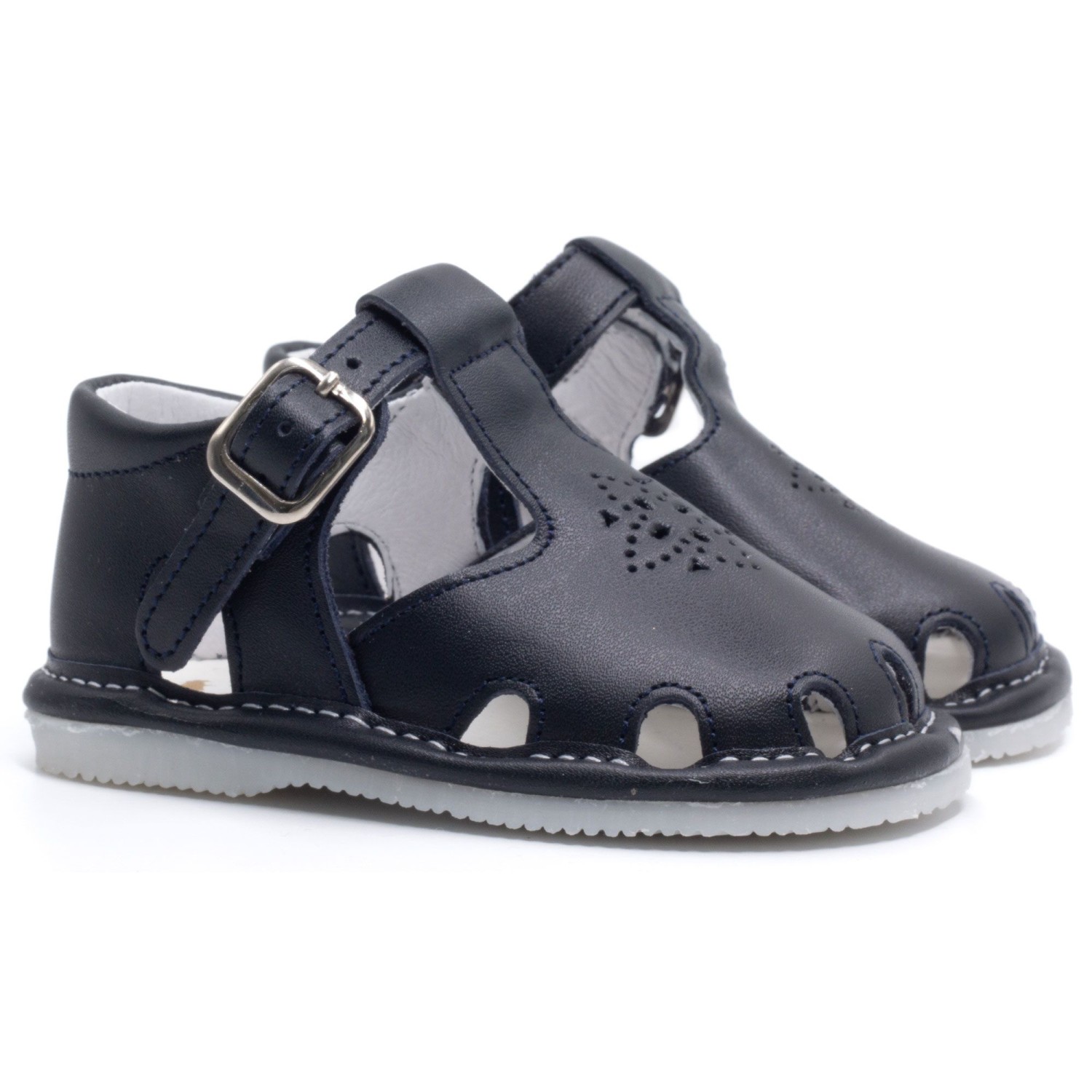 Sandales Sandale bebe garçon bleu Boni & Sidonie Sandales Sandale bebe garçon bleu Bleu