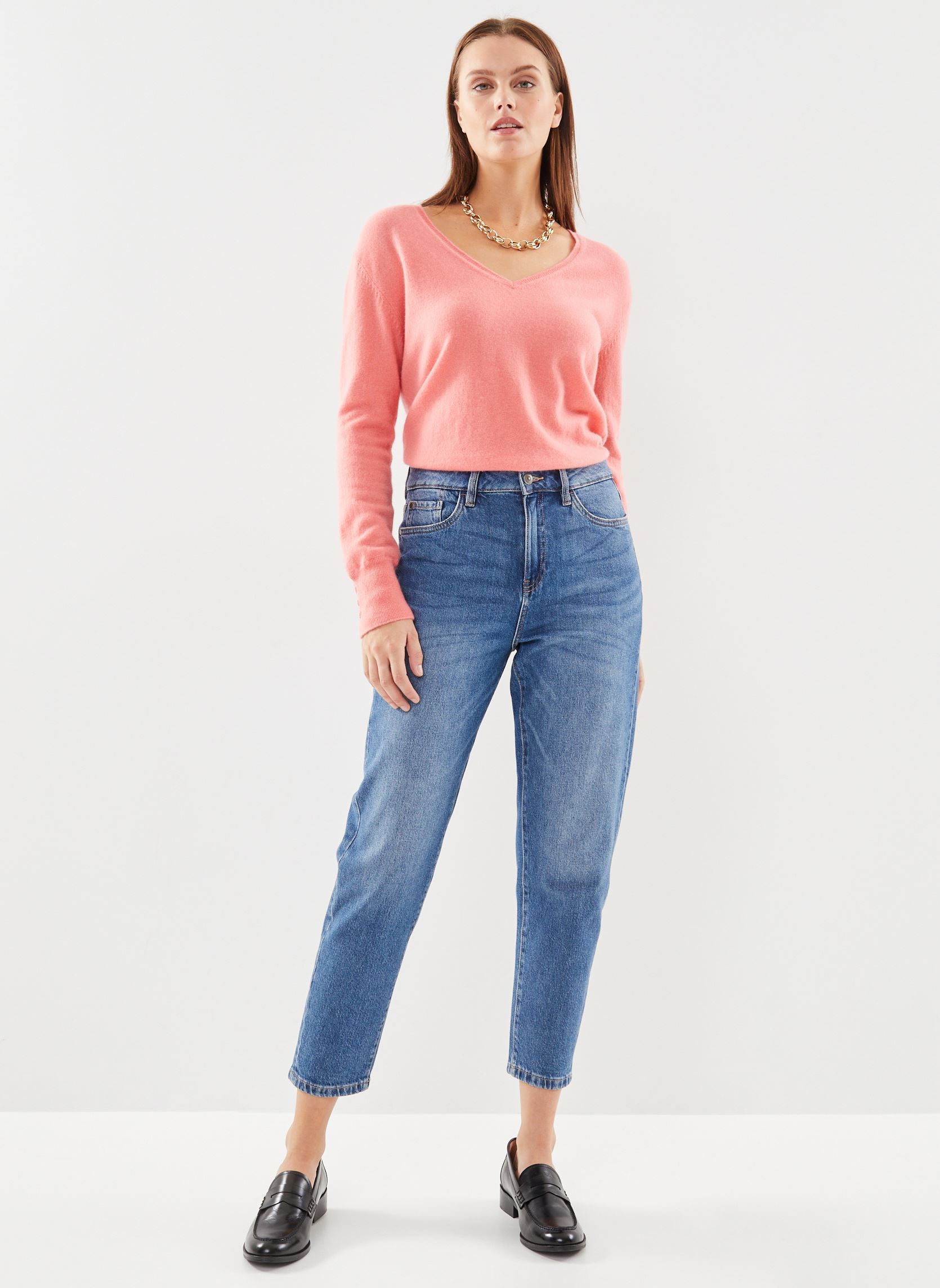 Pullover GABRIELLE cachemire damen orange Georgia Rose Pullover GABRIELLE cachemire damen orange CAMELIA