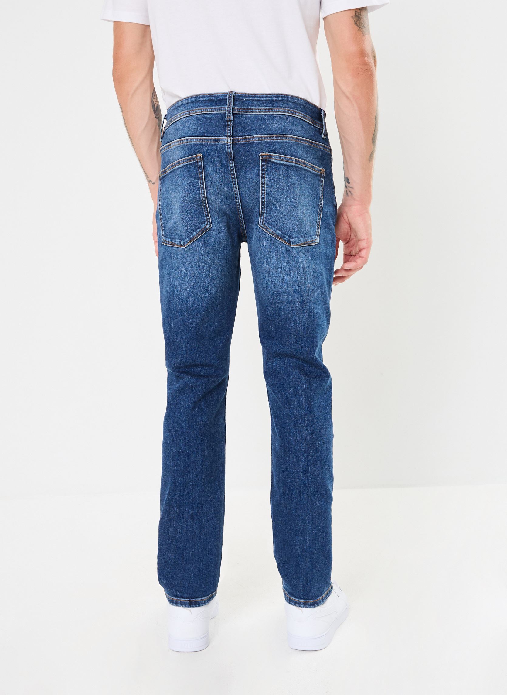 Jeans droit PLUS STONE homme bleu Marvin&Co Jeans droit PLUS STONE homme bleu DENIM STONE