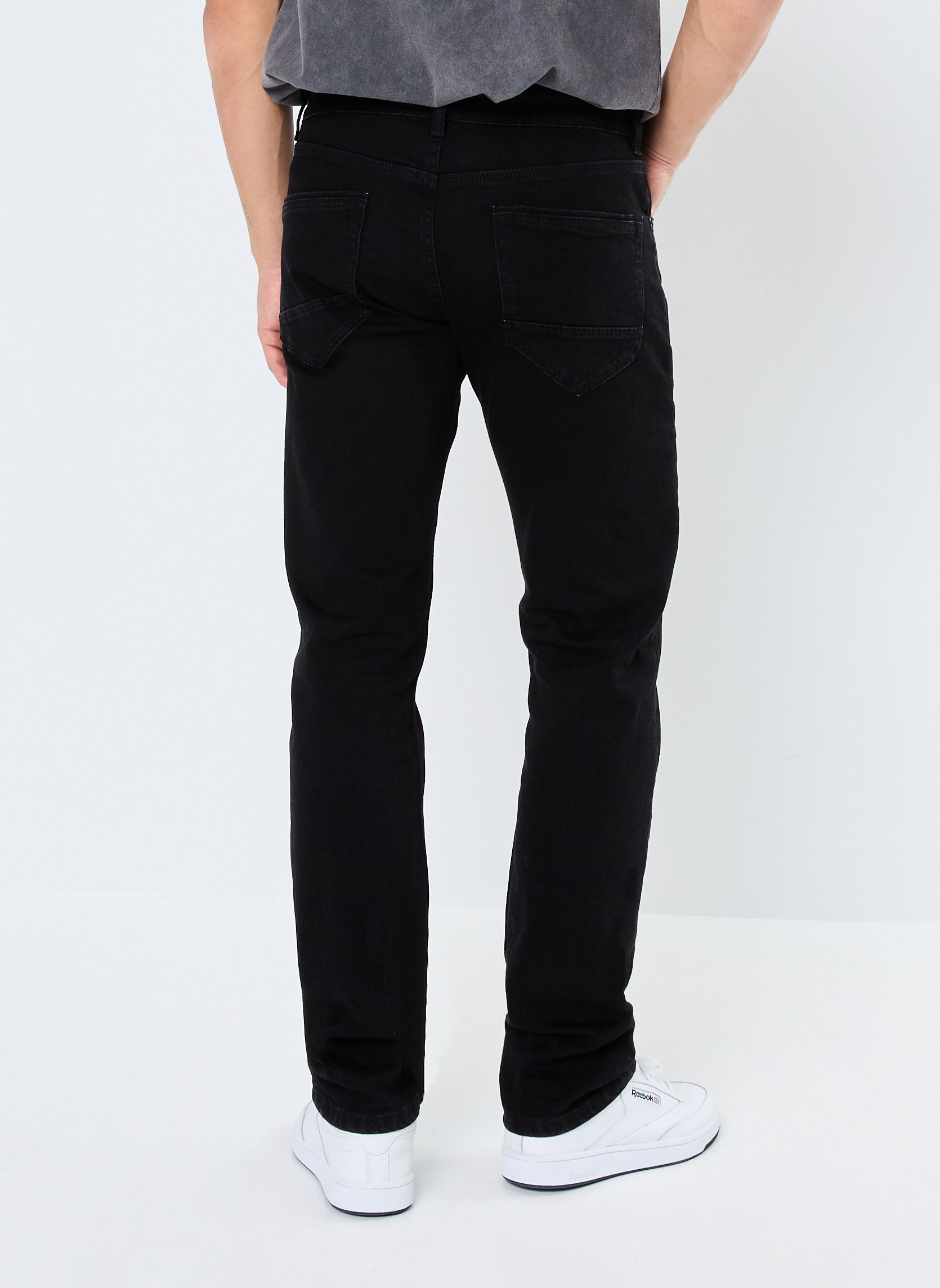 Rechte jeans / Straight Leg Jeans PLUS NOIR heren zwart Marvin&Co Rechte jeans / Straight Leg Jeans PLUS NOIR heren zwart DENIM BLACK