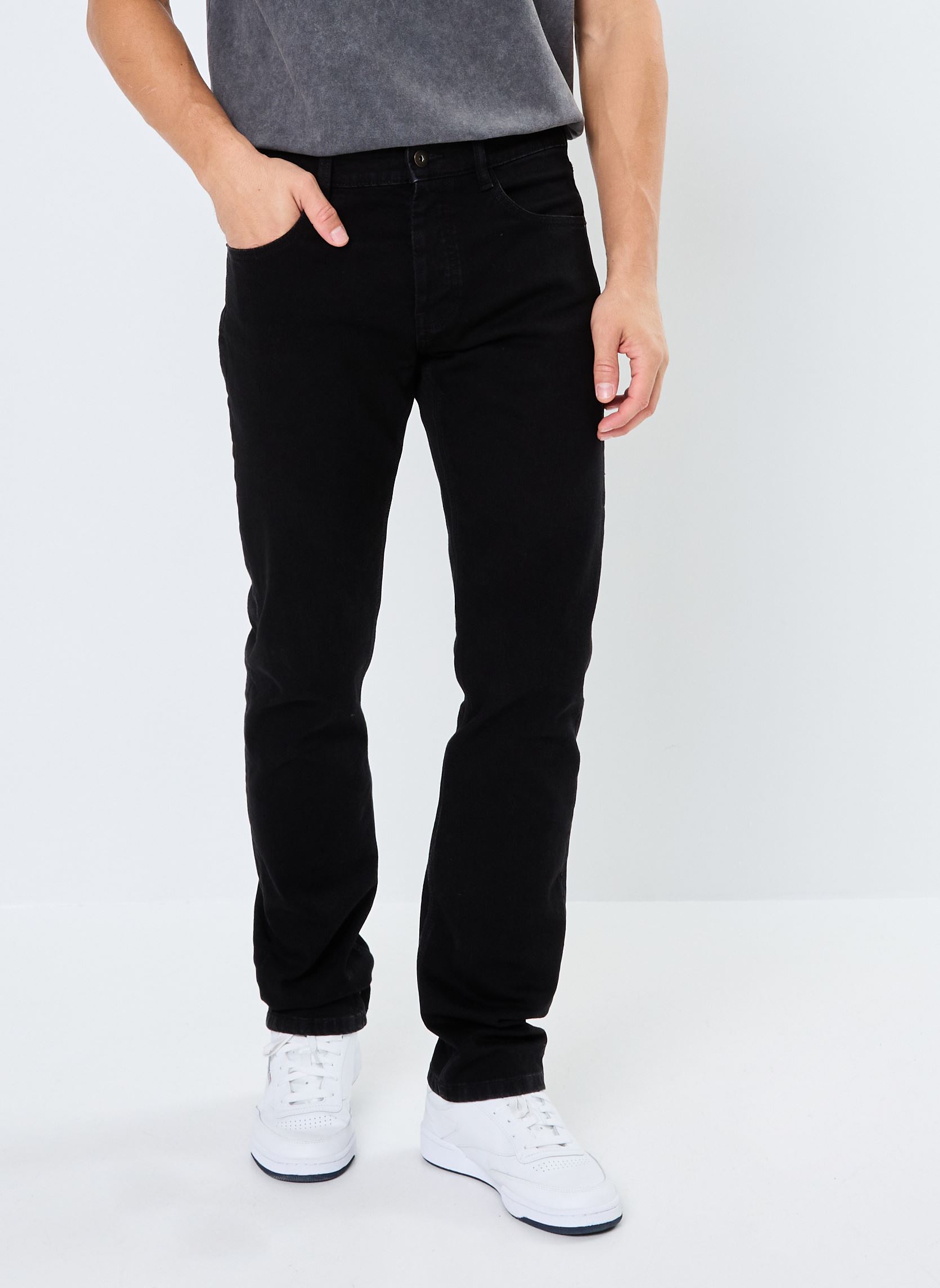 Rechte jeans / Straight Leg Jeans PLUS NOIR heren zwart Marvin&Co Rechte jeans / Straight Leg Jeans PLUS NOIR heren zwart DENIM BLACK