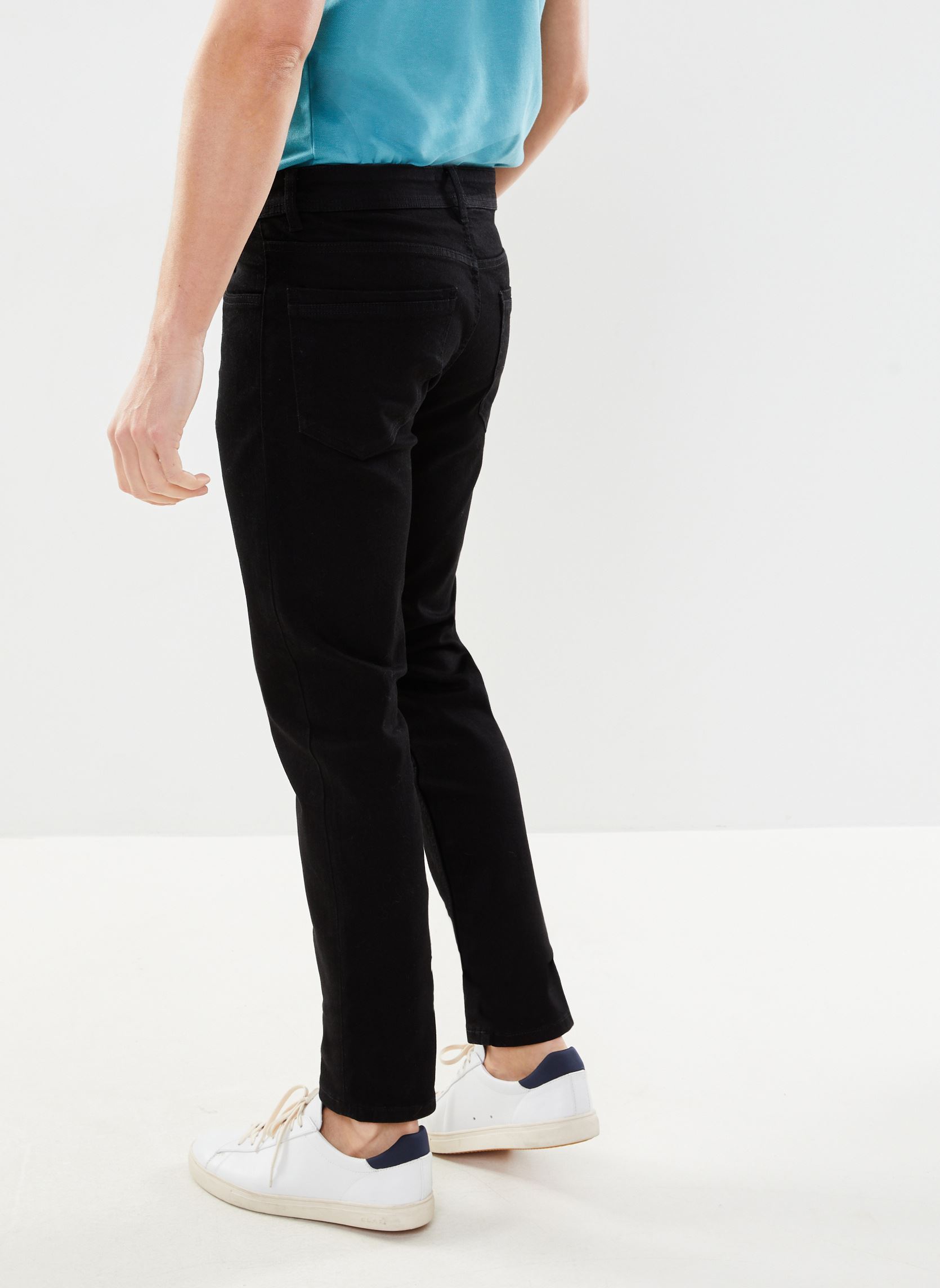 Pantalons slim PAUL homme noir Marvin&Co Pantalons slim PAUL homme noir DENIM BLACK