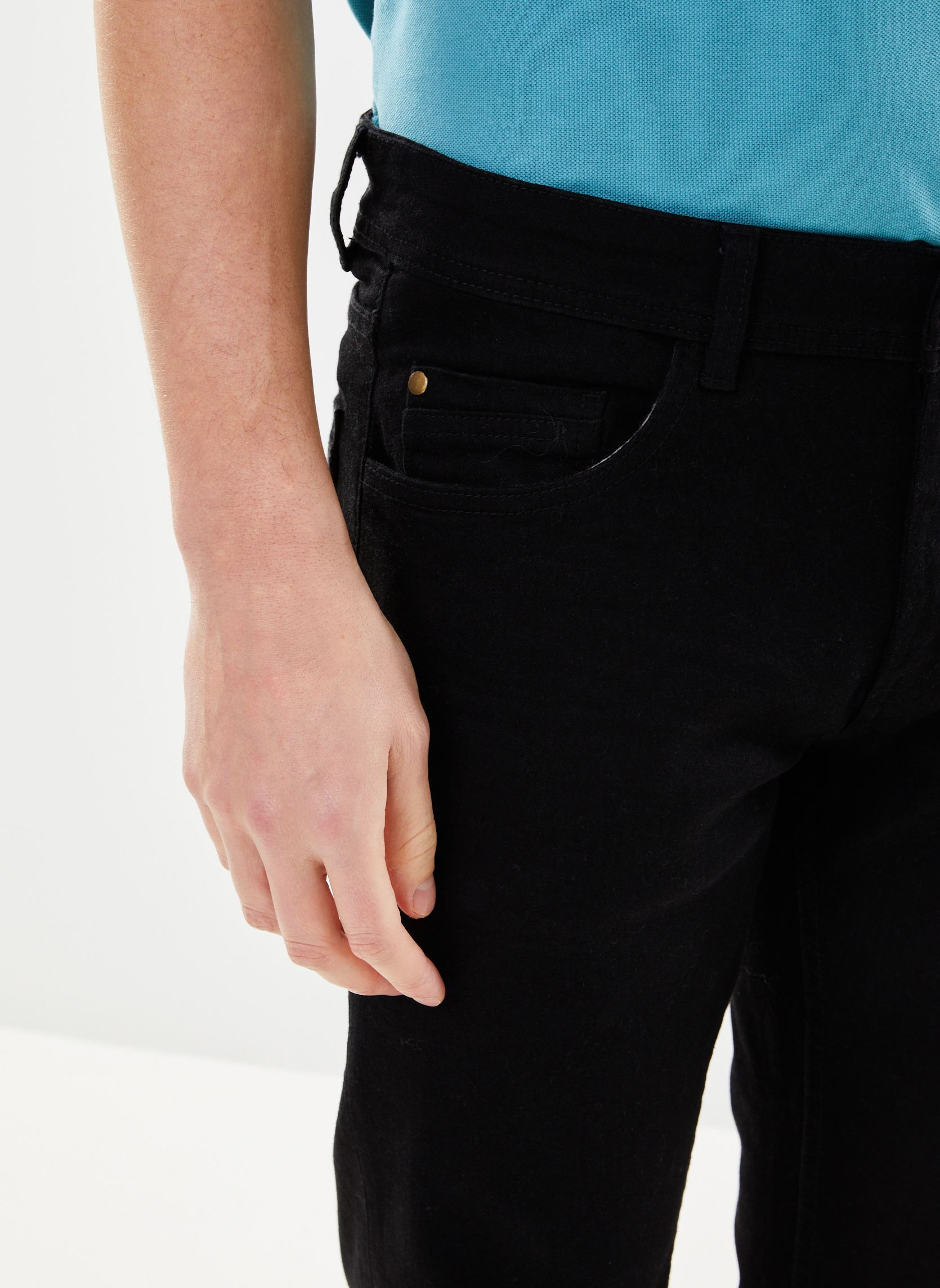 Pantalons slim PAUL homme noir Marvin&Co Pantalons slim PAUL homme noir DENIM BLACK