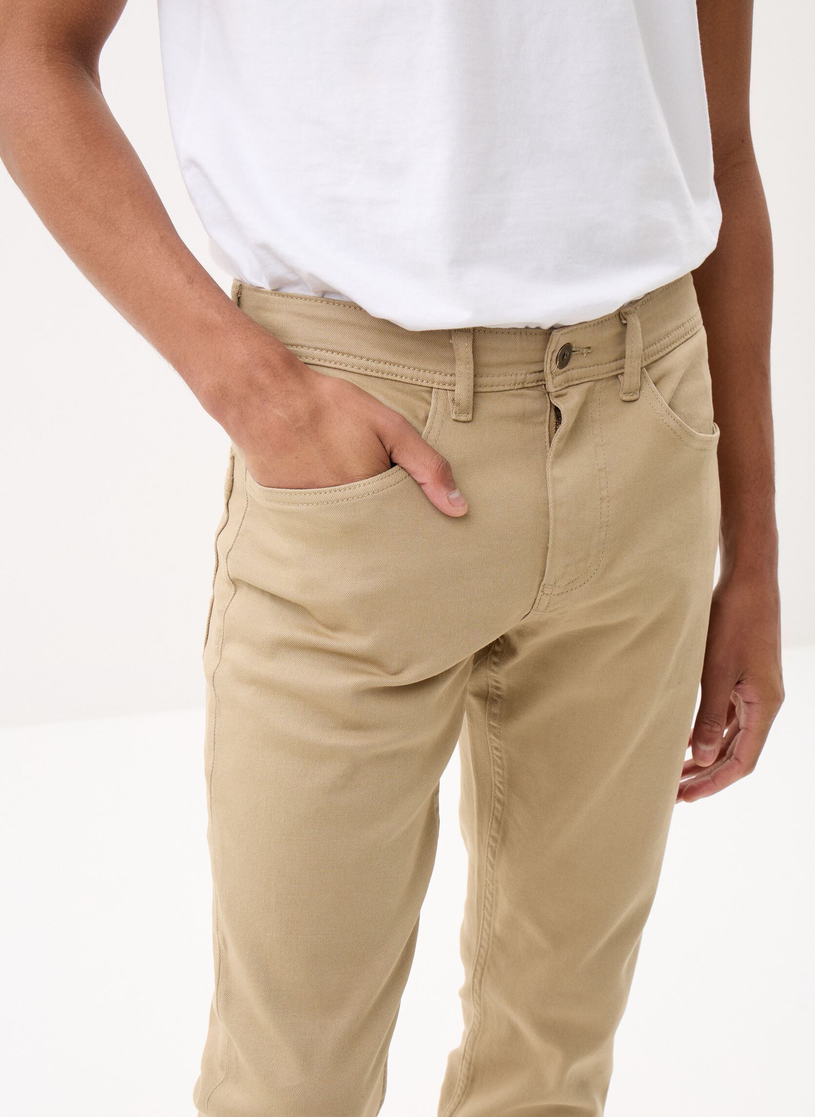 Slim Fit Hosen PAUL herren beige Marvin&Co Slim Fit Hosen PAUL herren beige FIELDS OF RYE