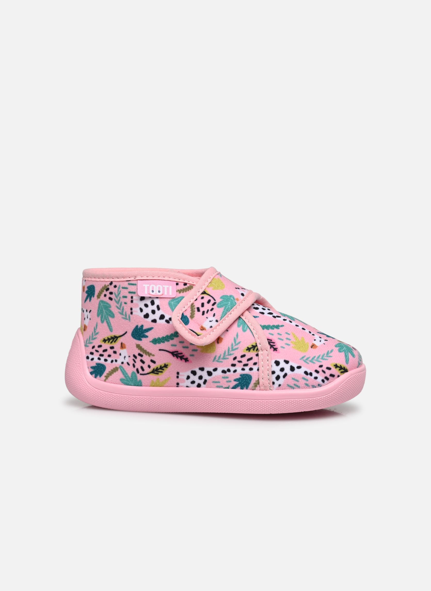 Hausschuhe GALIA1 0141 GIRAFON mädchen rosa Tooti Hausschuhe GALIA1 0141 GIRAFON mädchen rosa ROSE