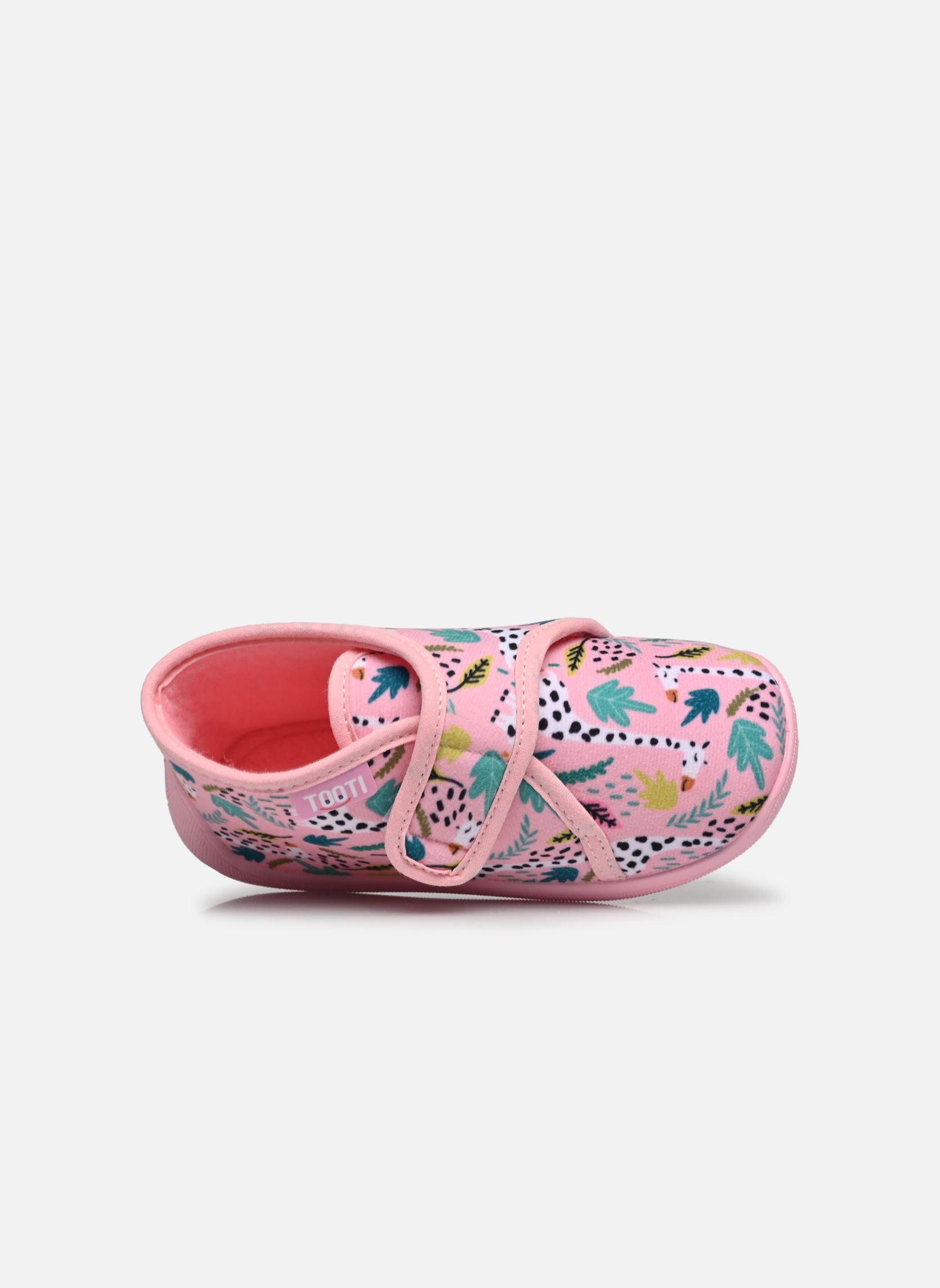 Hausschuhe GALIA1 0141 GIRAFON mädchen rosa Tooti Hausschuhe GALIA1 0141 GIRAFON mädchen rosa ROSE