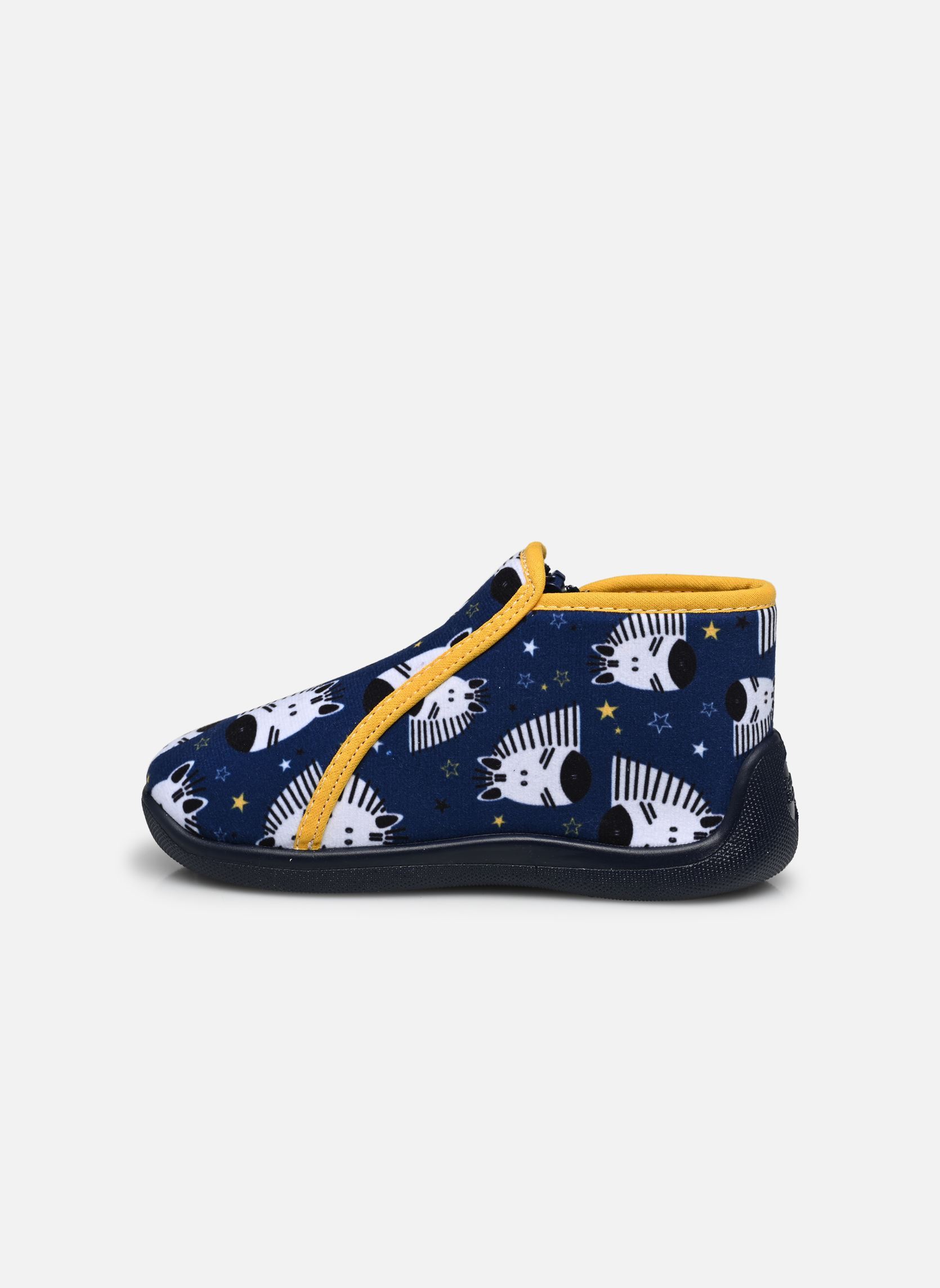 Hausschuhe GRAFF1 0130 ZEBRE jungen blau Tooti Hausschuhe GRAFF1 0130 ZEBRE jungen blau MARINE