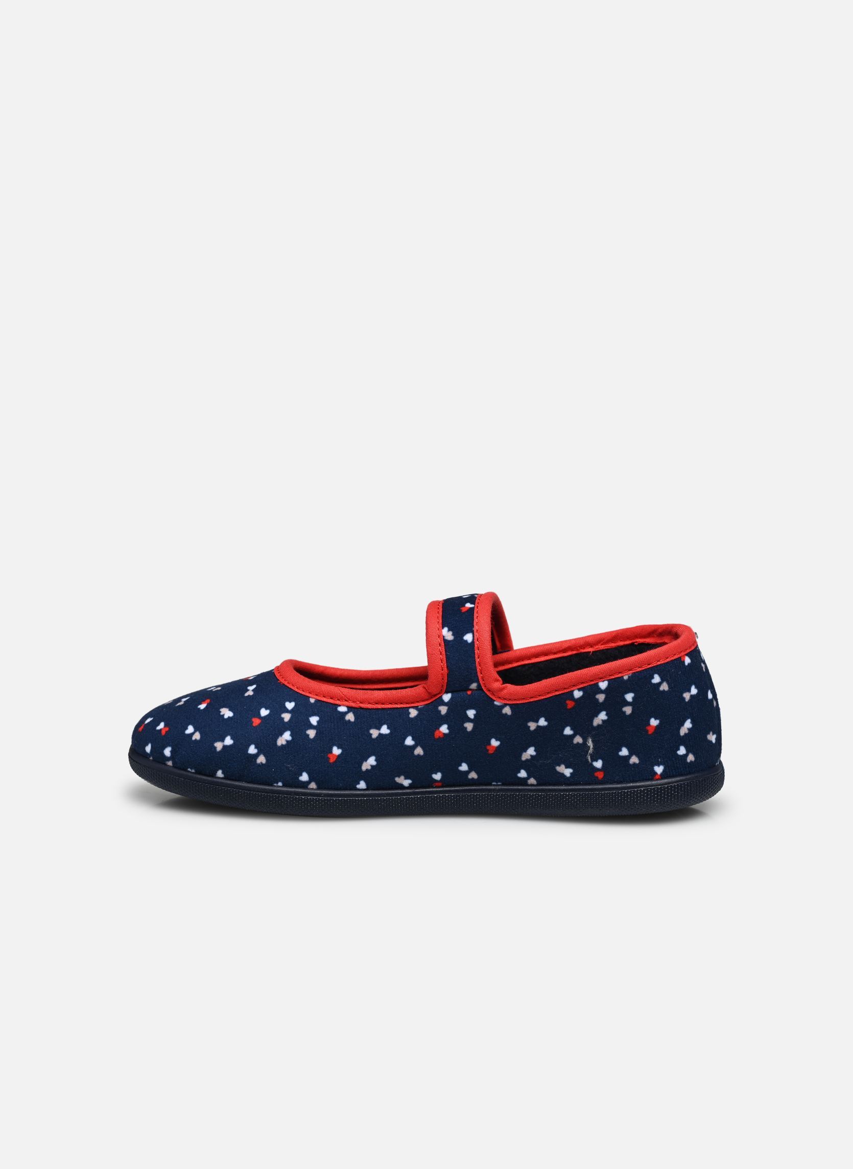 Hausschuhe SIDALE1 0132 MINICOEUR mädchen blau Tooti Hausschuhe SIDALE1 0132 MINICOEUR mädchen blau MARINE/ROUGE