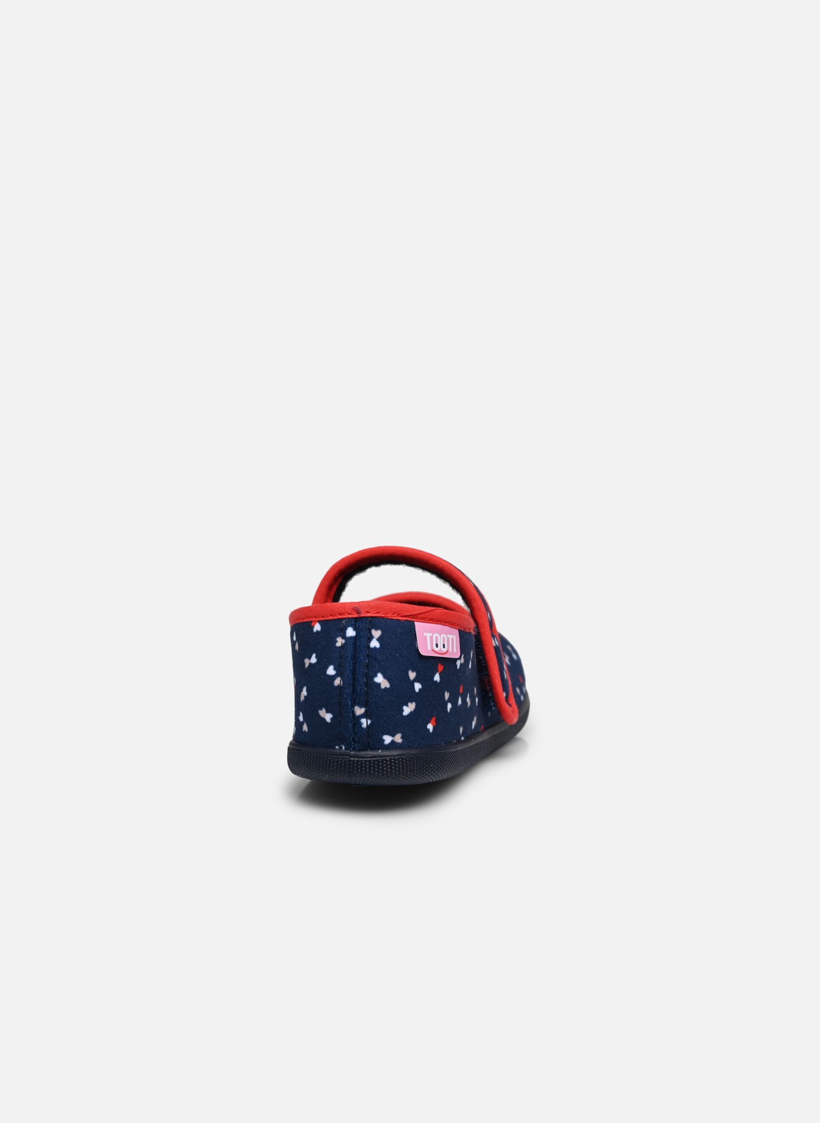 Hausschuhe SIDALE1 0132 MINICOEUR mädchen blau Tooti Hausschuhe SIDALE1 0132 MINICOEUR mädchen blau MARINE/ROUGE