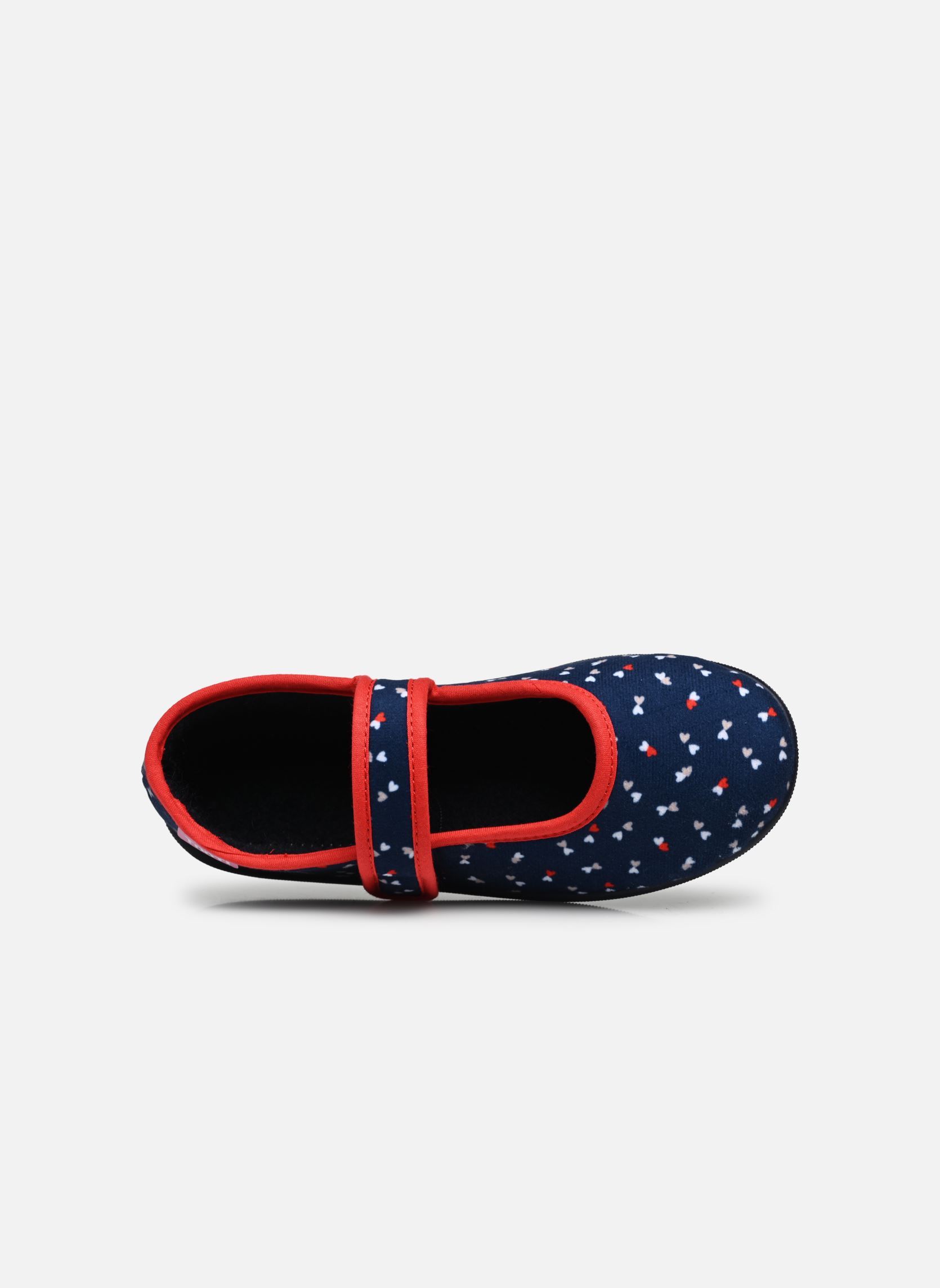 Hausschuhe SIDALE1 0132 MINICOEUR mädchen blau Tooti Hausschuhe SIDALE1 0132 MINICOEUR mädchen blau MARINE/ROUGE