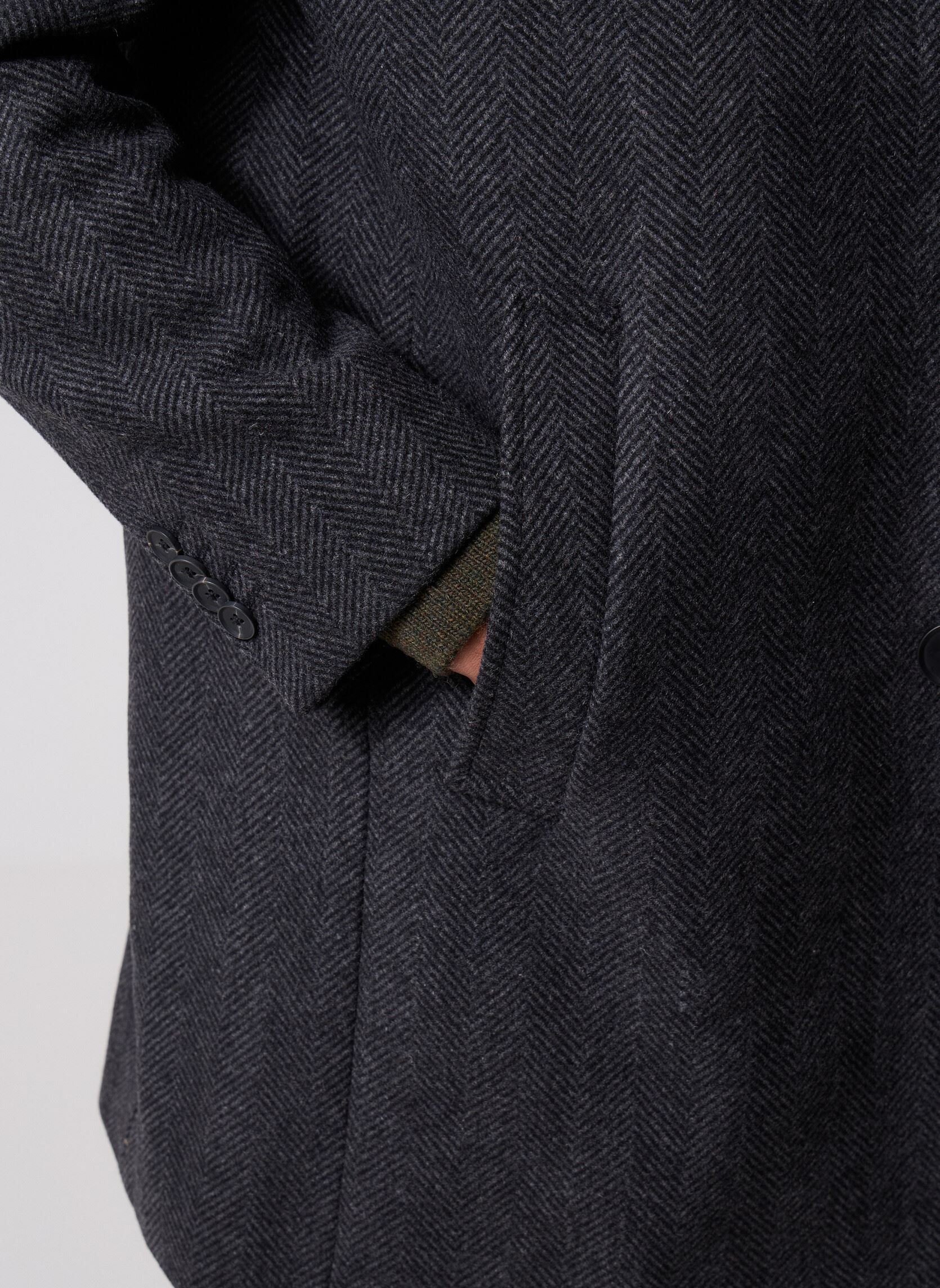 Manteaux classiques VIRGILE homme gris Marvin&Co Manteaux classiques VIRGILE homme gris ASPHALT